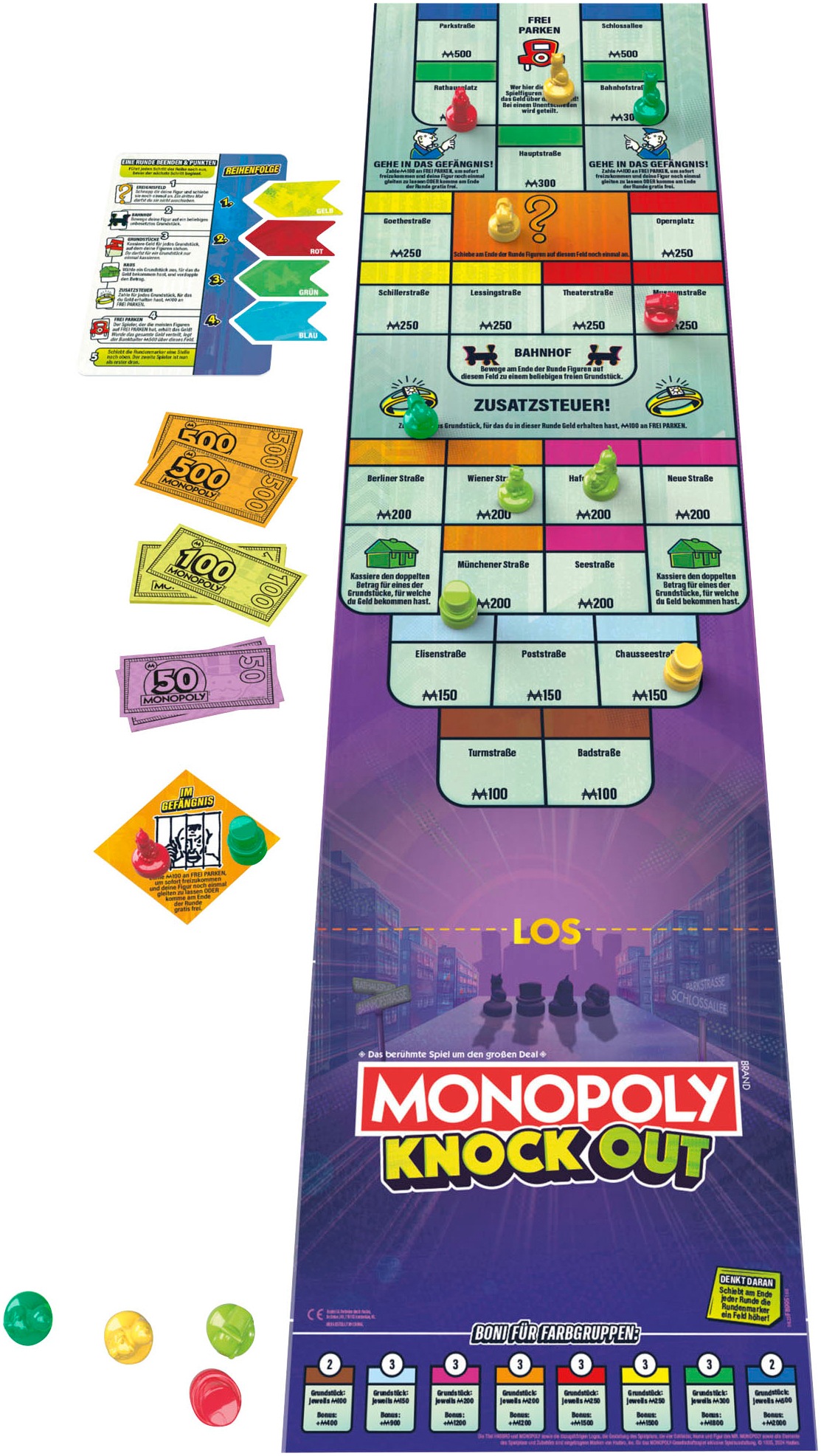 Hasbro Spiel »Hasbro Gaming, Monopoly, Knockout«