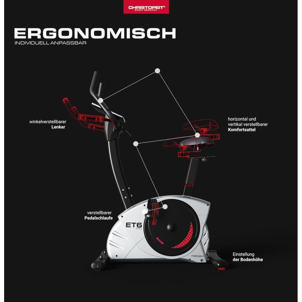 Christopeit Sport® Ergometer »ET 6 Pro«