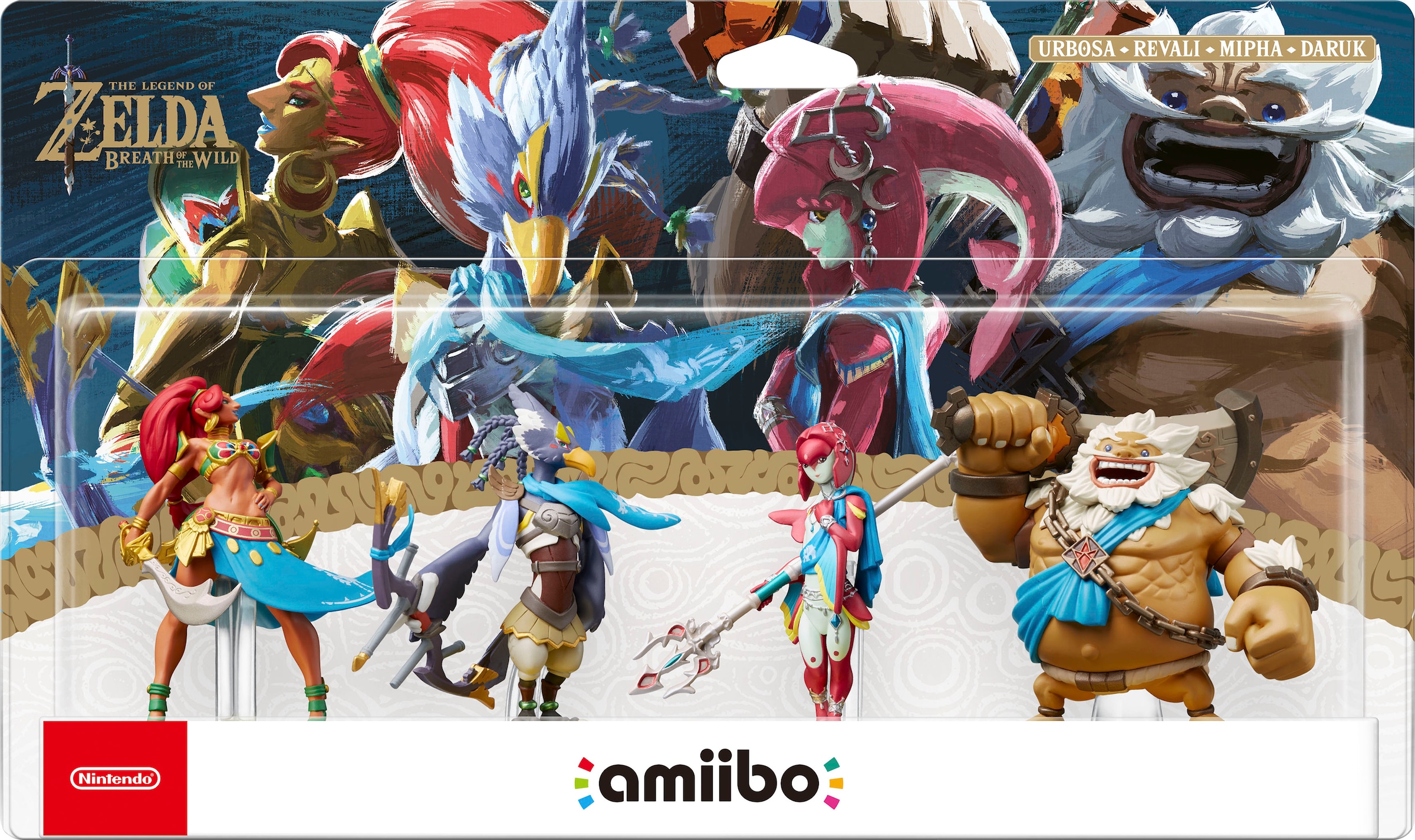 Nintendo Switch Spielfigur »amiibo The Legend of Zelda: Breath of the Wild Recken Set«, (Set, 4 tlg.)
