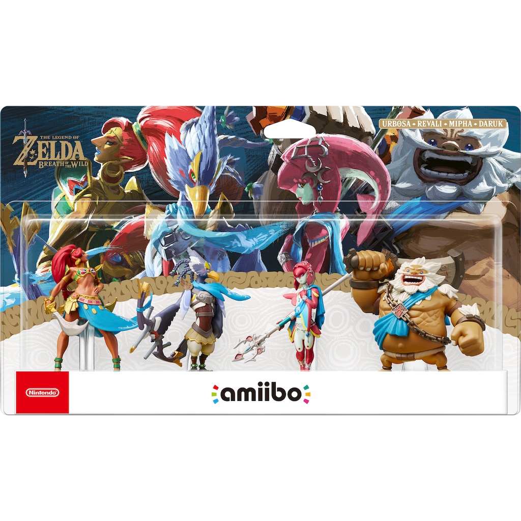 Nintendo Switch Spielfigur »amiibo The Legend of Zelda: Breath of the Wild Recken Set«, (Set, 4 tlg.)