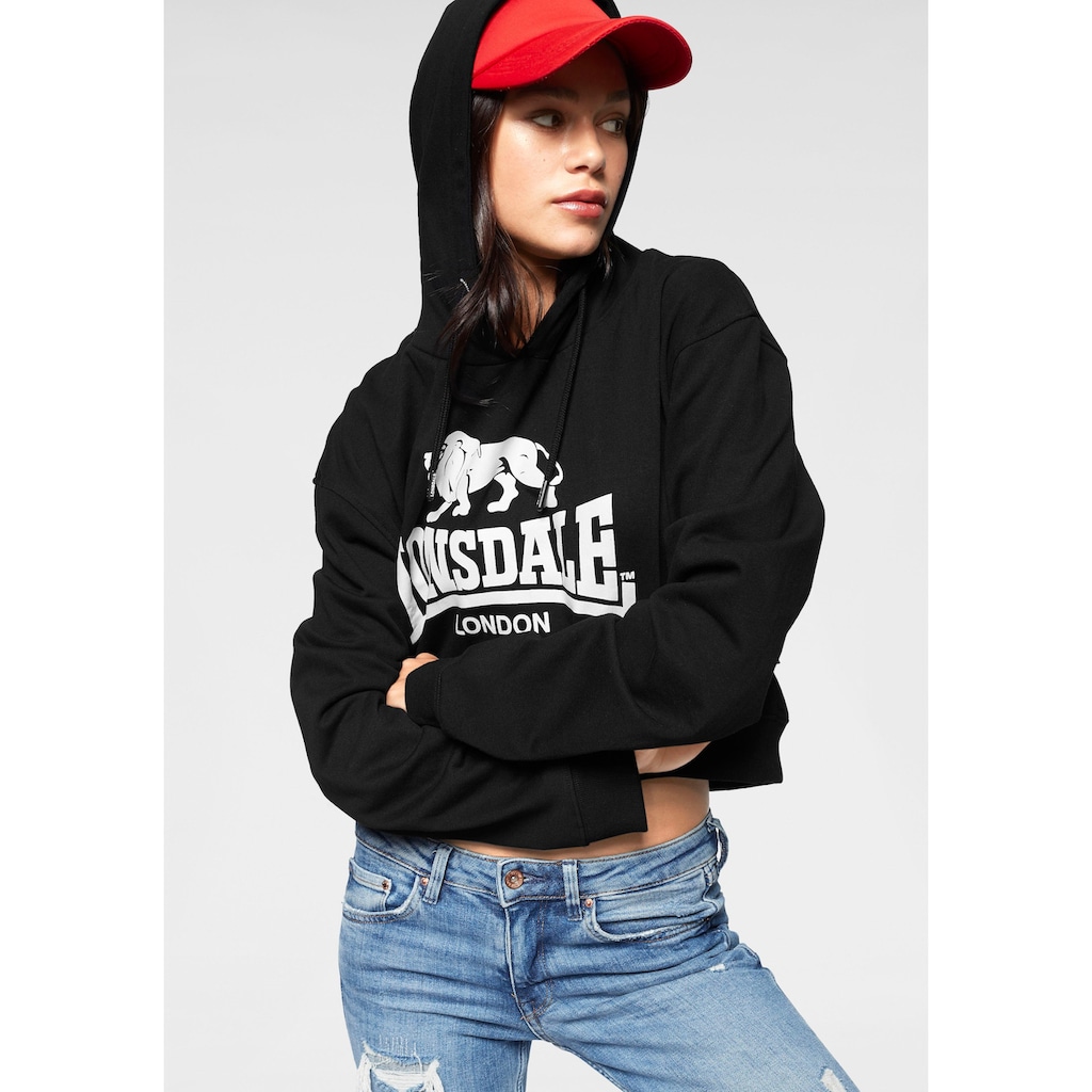 Lonsdale Kapuzensweatshirt »Crop Top ROXETH«