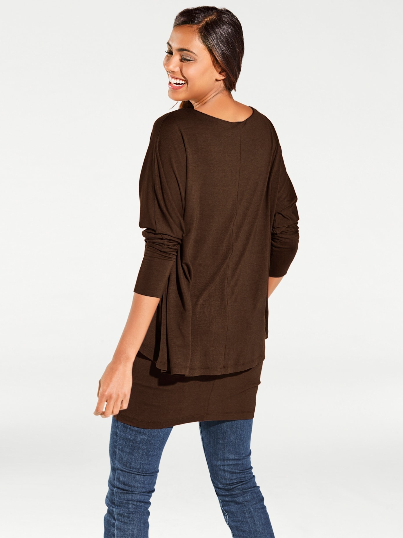 heine Rundhalsshirt »Rundhals-Shirt«, (1 tlg.)