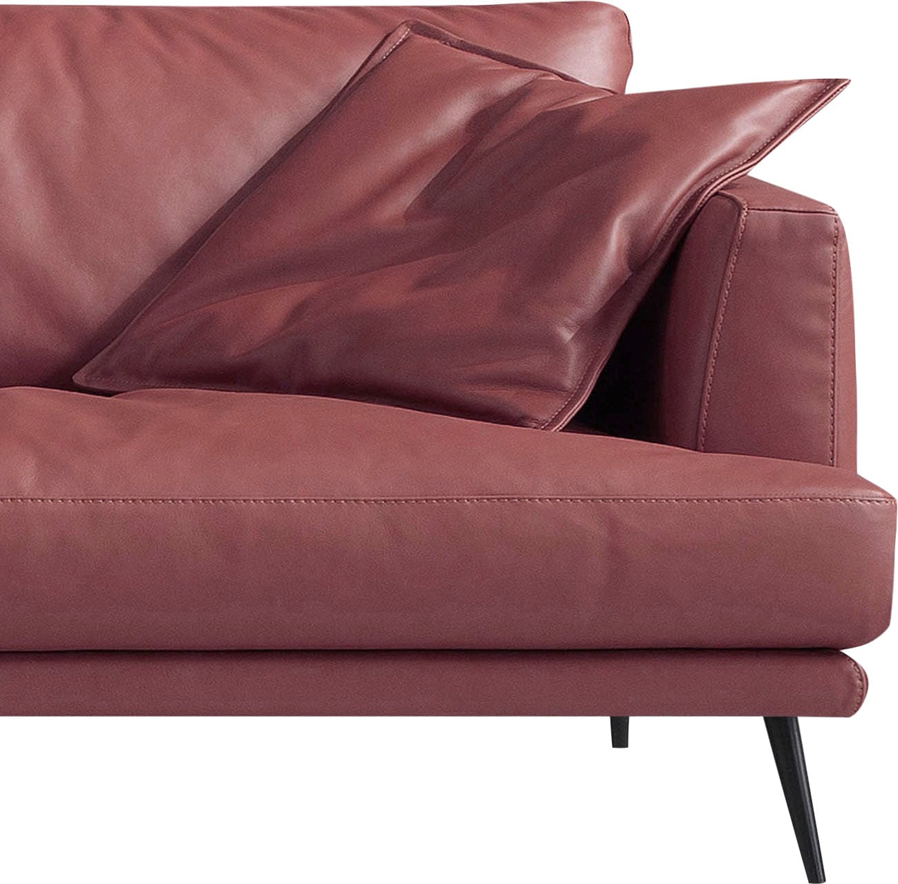 Egoitaliano 2,5-Sitzer »Sophia, Designsofa mit extrakomfortablem Sitzkomfort«, Daunenfederung, inkl. 2 Kissen