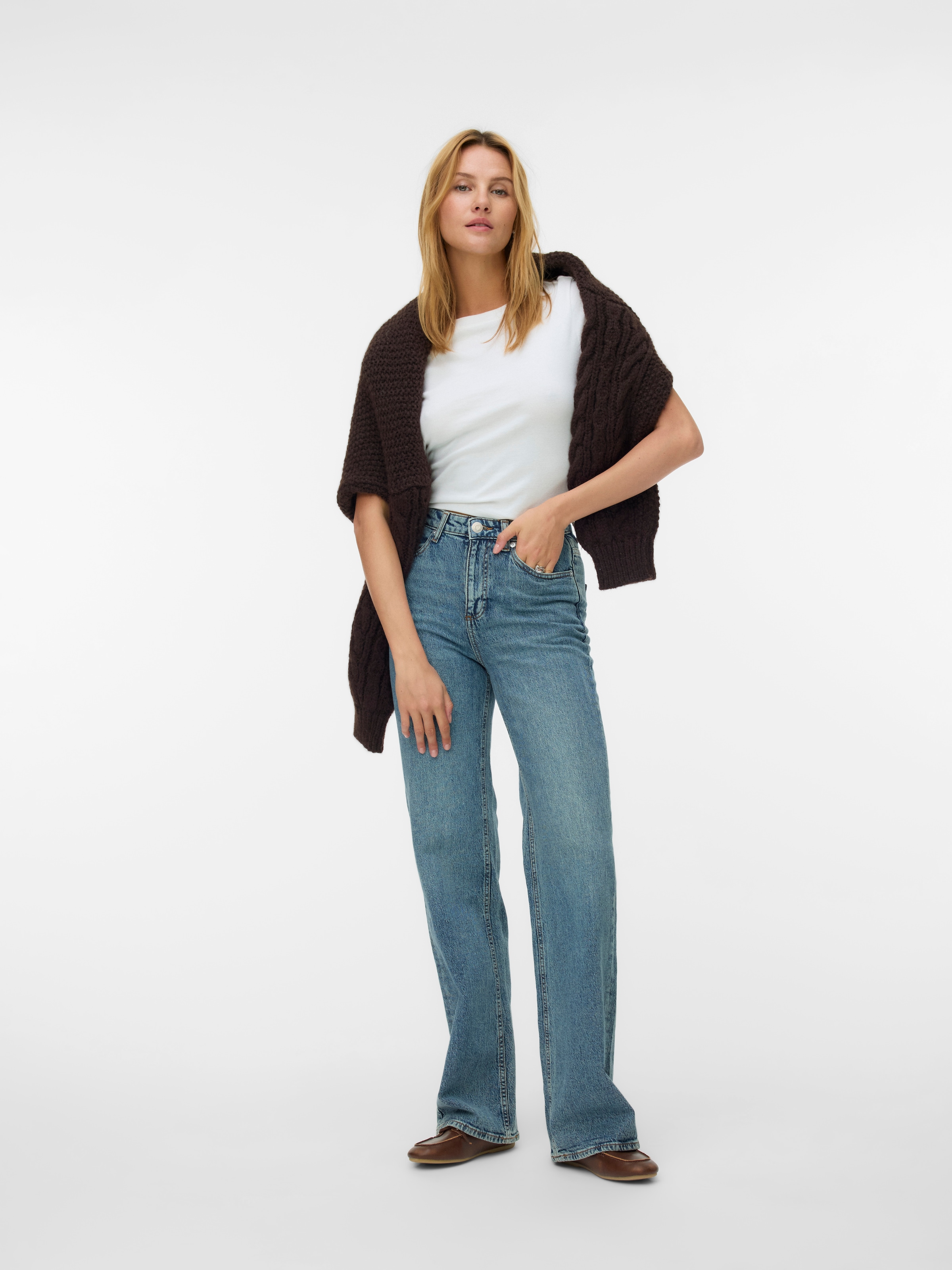 Vero Moda High-waist-Jeans »VMTESSA HR WIDE JEANS RA394 GA NOOS«