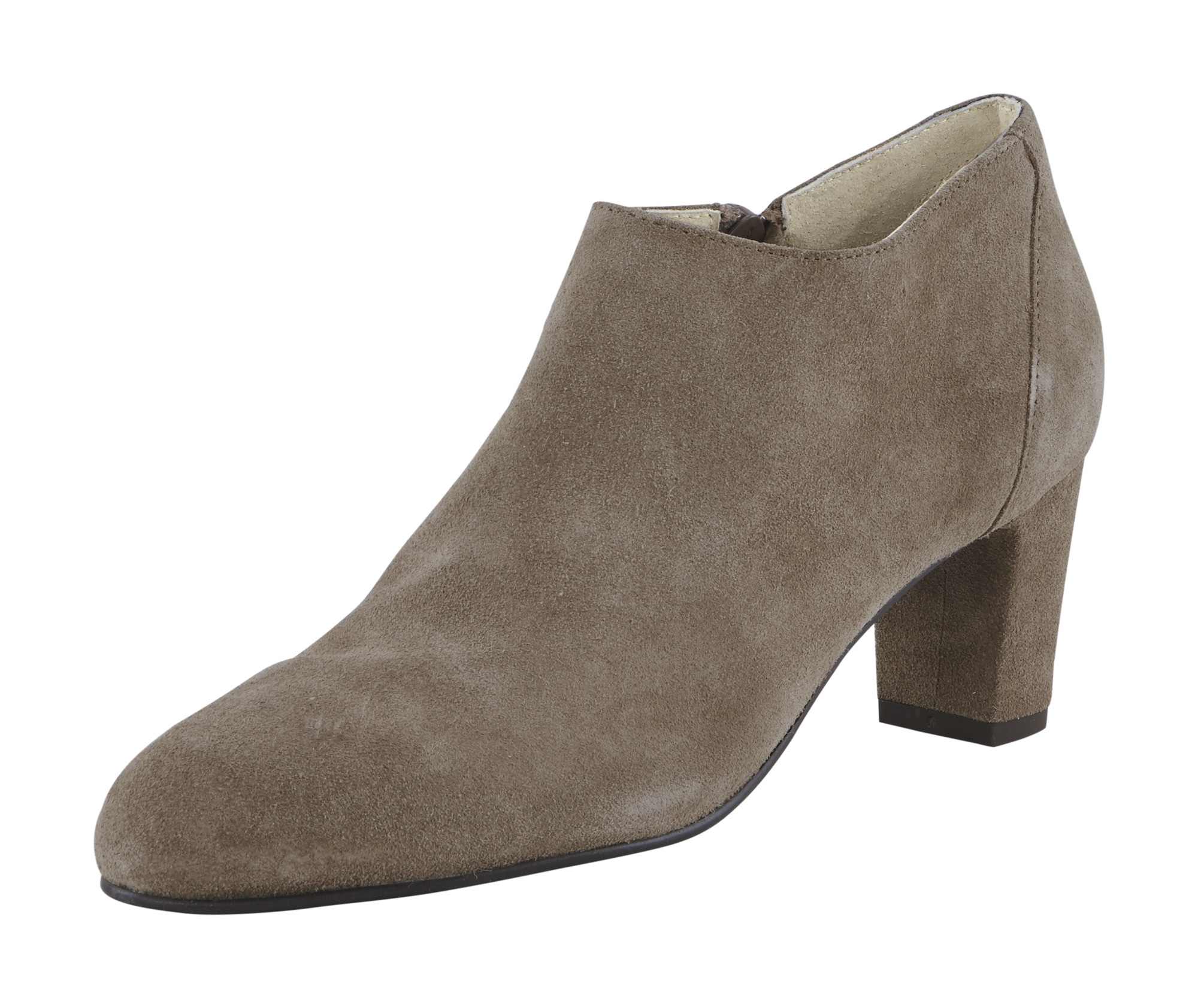 Stiefelette aus Rindveloursleder