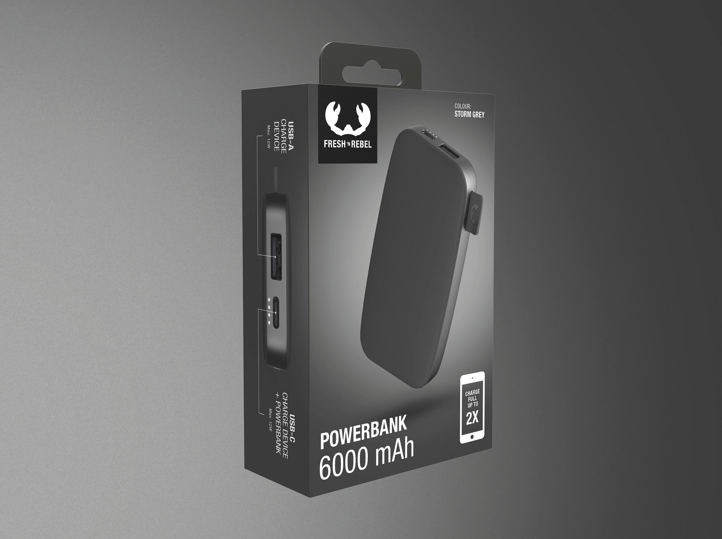 Fresh´n Rebel Powerbank »Power Pack 6000mAh mit USB-C, Fast Charge« 5