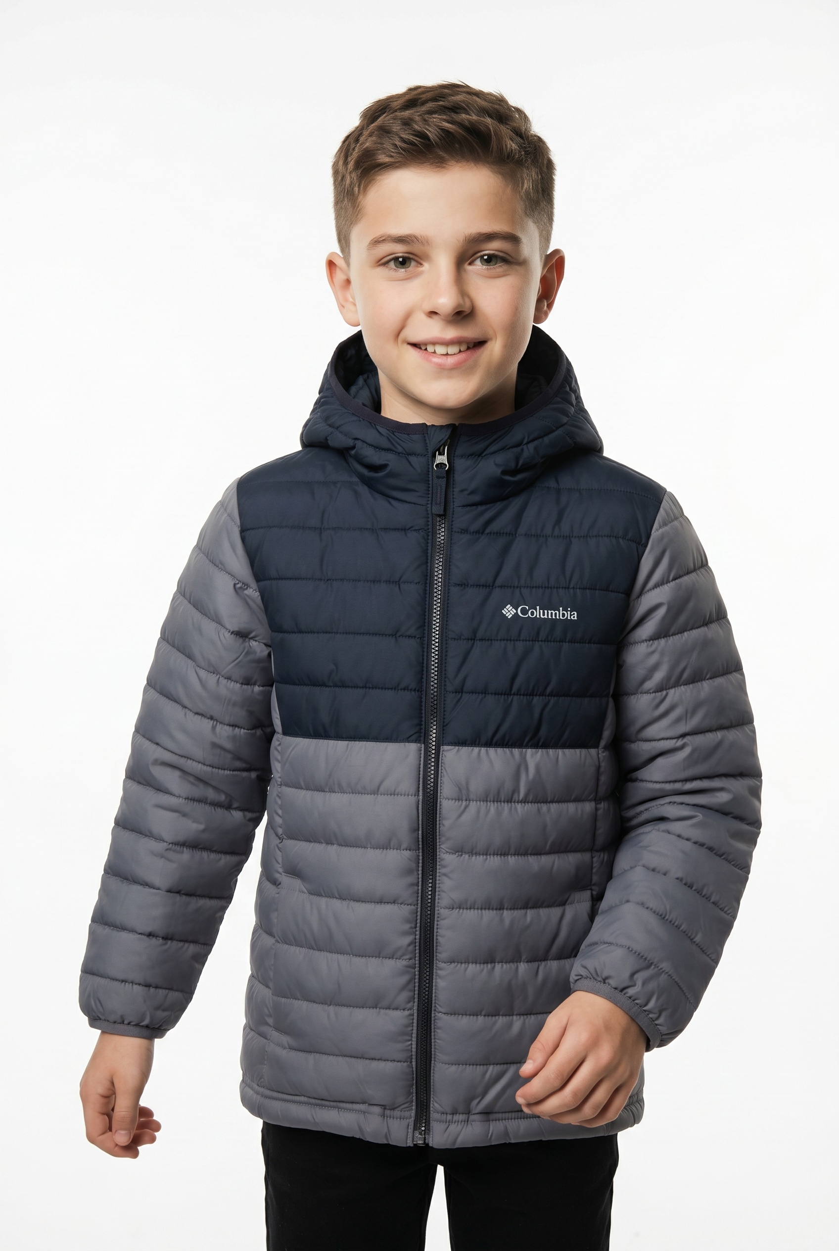 Columbia Steppjacke »Powder Lite II Hooded Jacket« mit Kapuze mit hochschließendem Kragen, wasserabweisend, windabweisend
