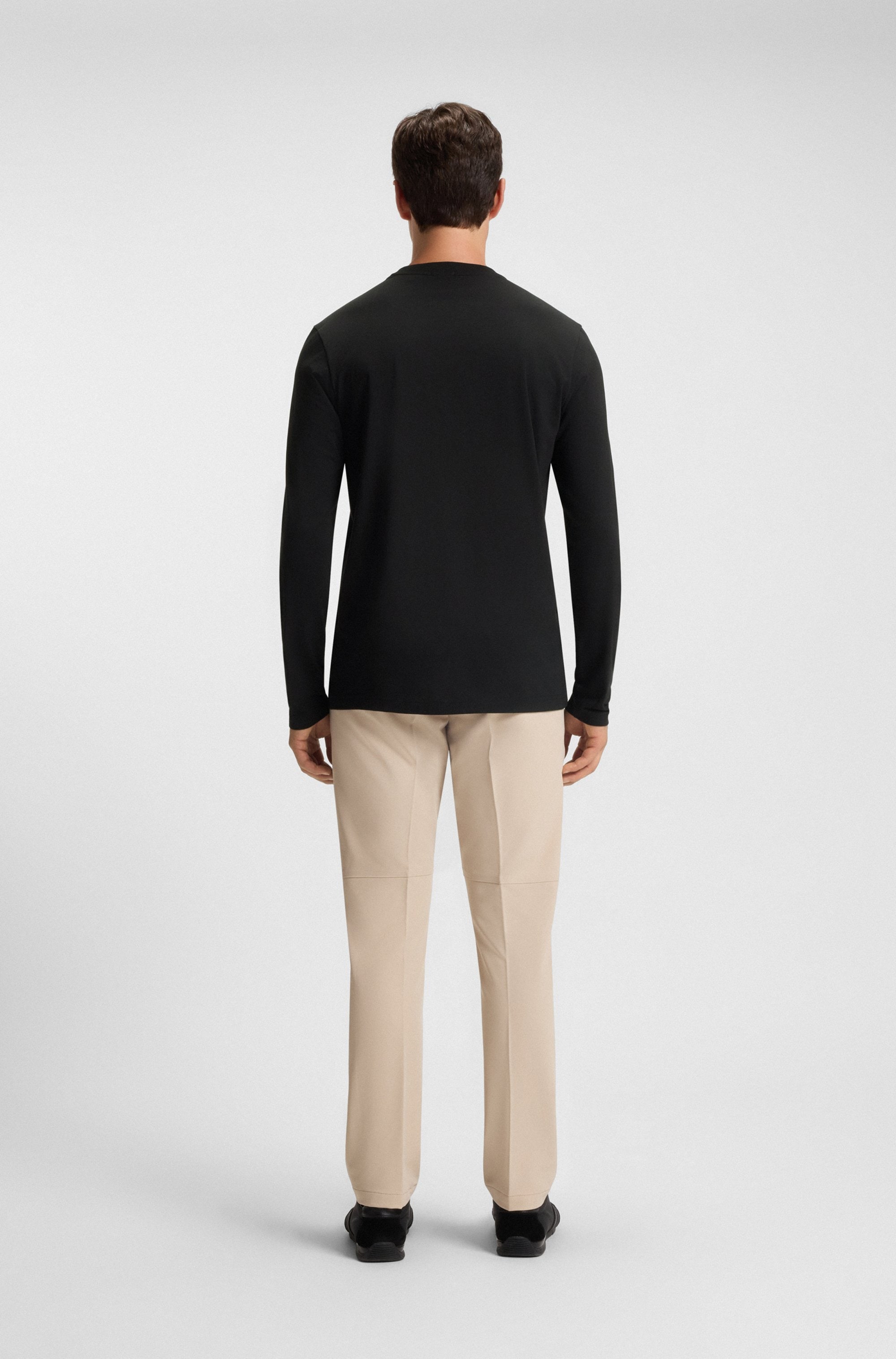 BOSS GREEN Langarmshirt »Tee Long« mit Rundhalsausschnitt