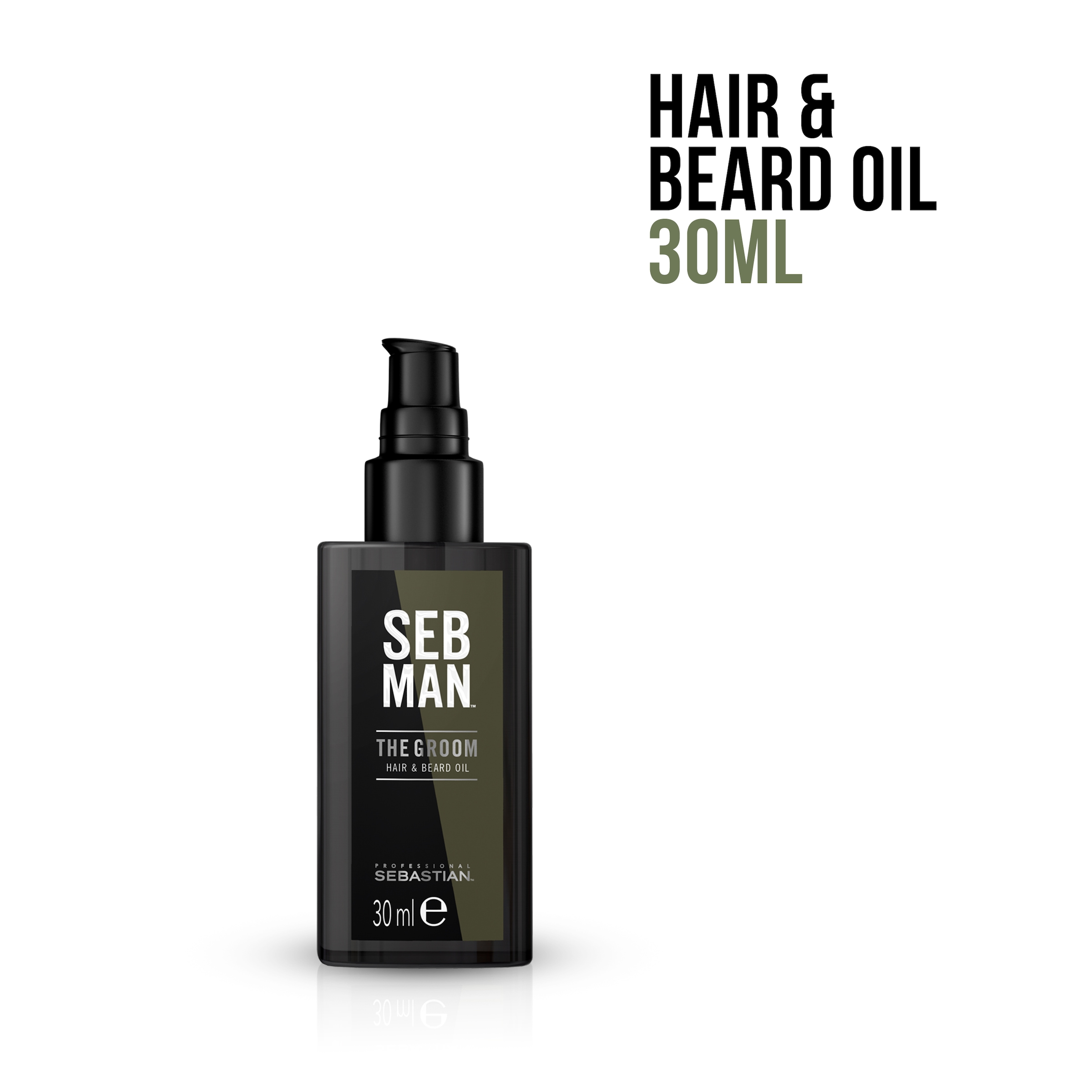 SEB Man Haaröl »The Groom Oil« für Haar und Bart, Frizz-Kontrolle, glänzendes Finish