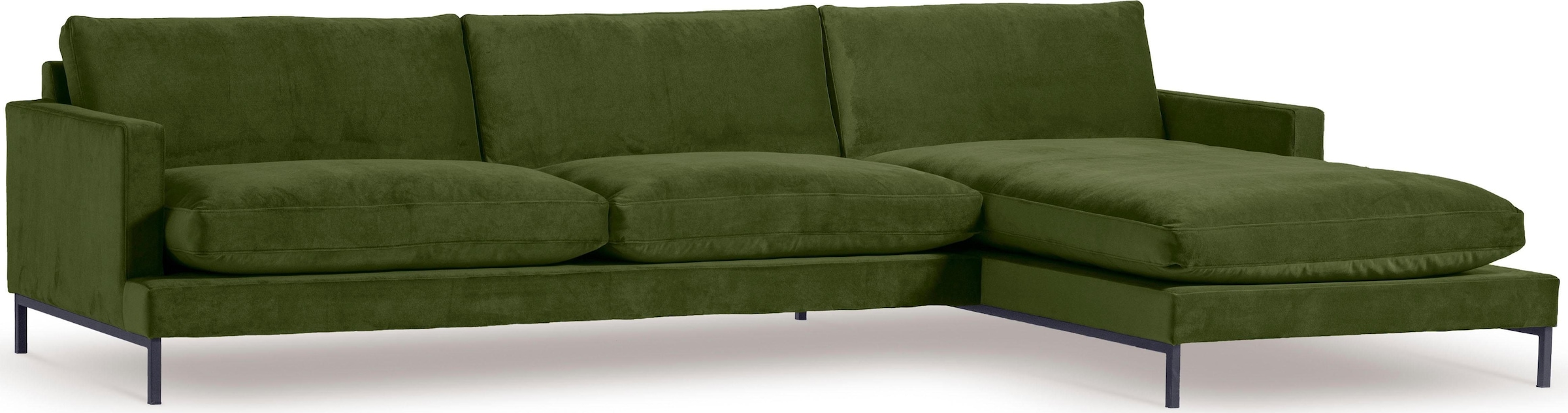 andas Ecksofa »Welland« Ecksofa »Welland« in Knautsch-Optik mit Metallfüßen
