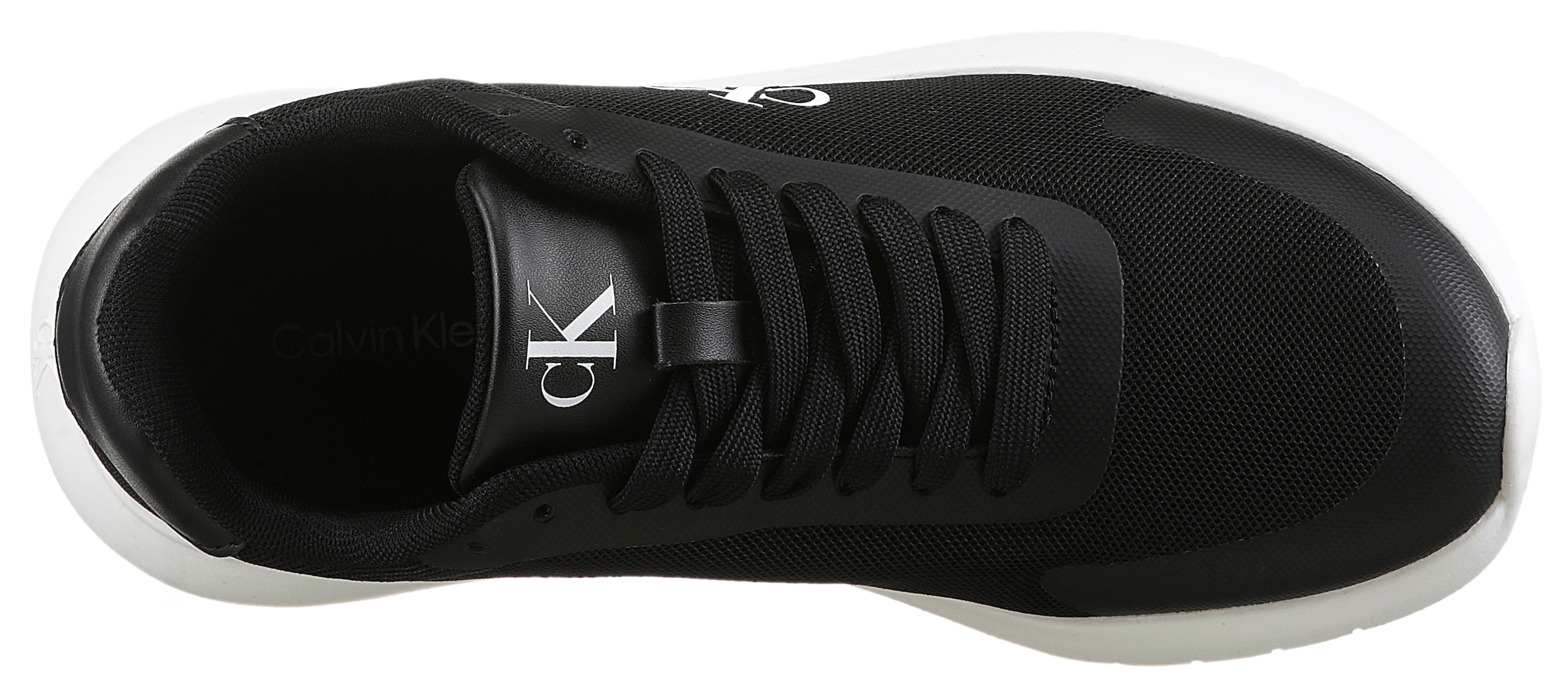 Calvin Klein Jeans Keilsneaker »3 EVA RUNNER MESH WN«, Freizeitschuh, Halbschuh, Schnürschuh mit Logoschriftzug