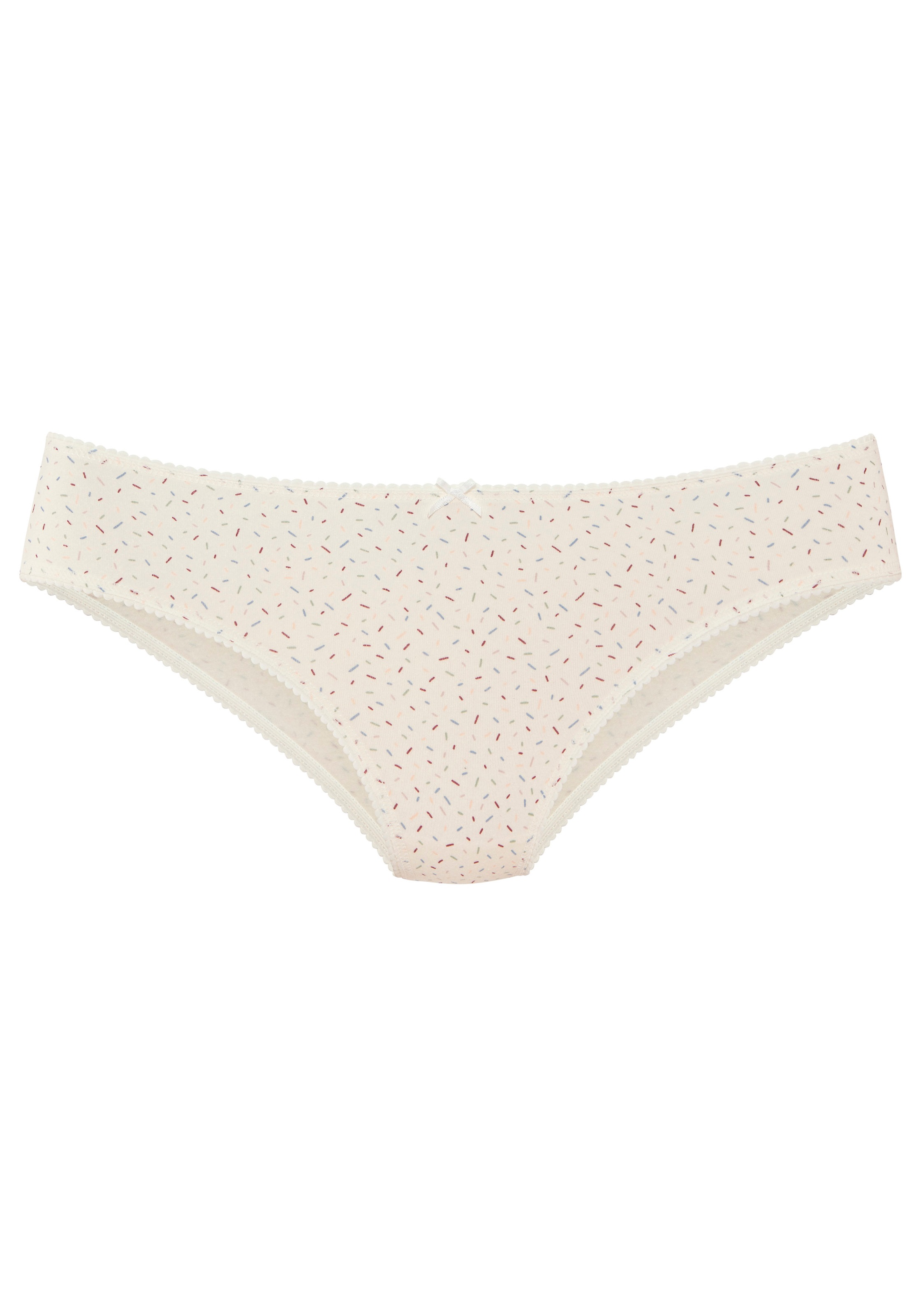 Vivance Jazz-Pants Slips 5er Pack,  mit kleiner Häkelkante, weiche Baumwollmischung