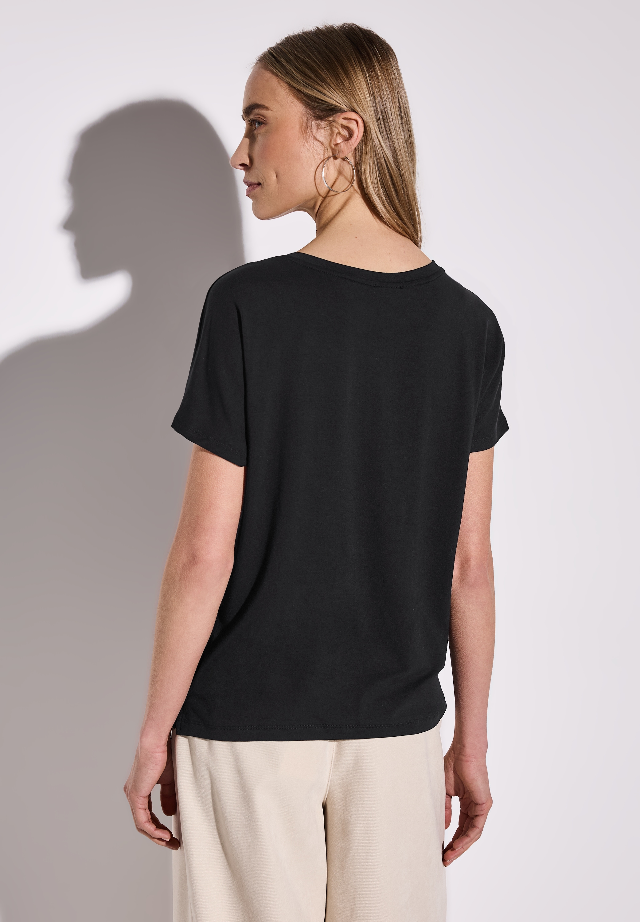 STREET ONE Shirttop »Style Crista«, mit hängenden Schultern