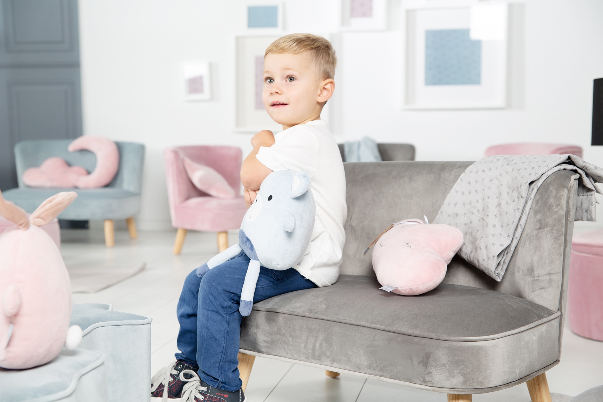 roba® Kindersofa »Lil Sofa« mit Holzfüßen