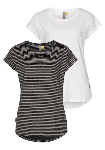 Alife & Kickin Rundhalsshirt »MimmyAK 2P«, (2er-Pack), modische Basic-Shirts im... kaufen