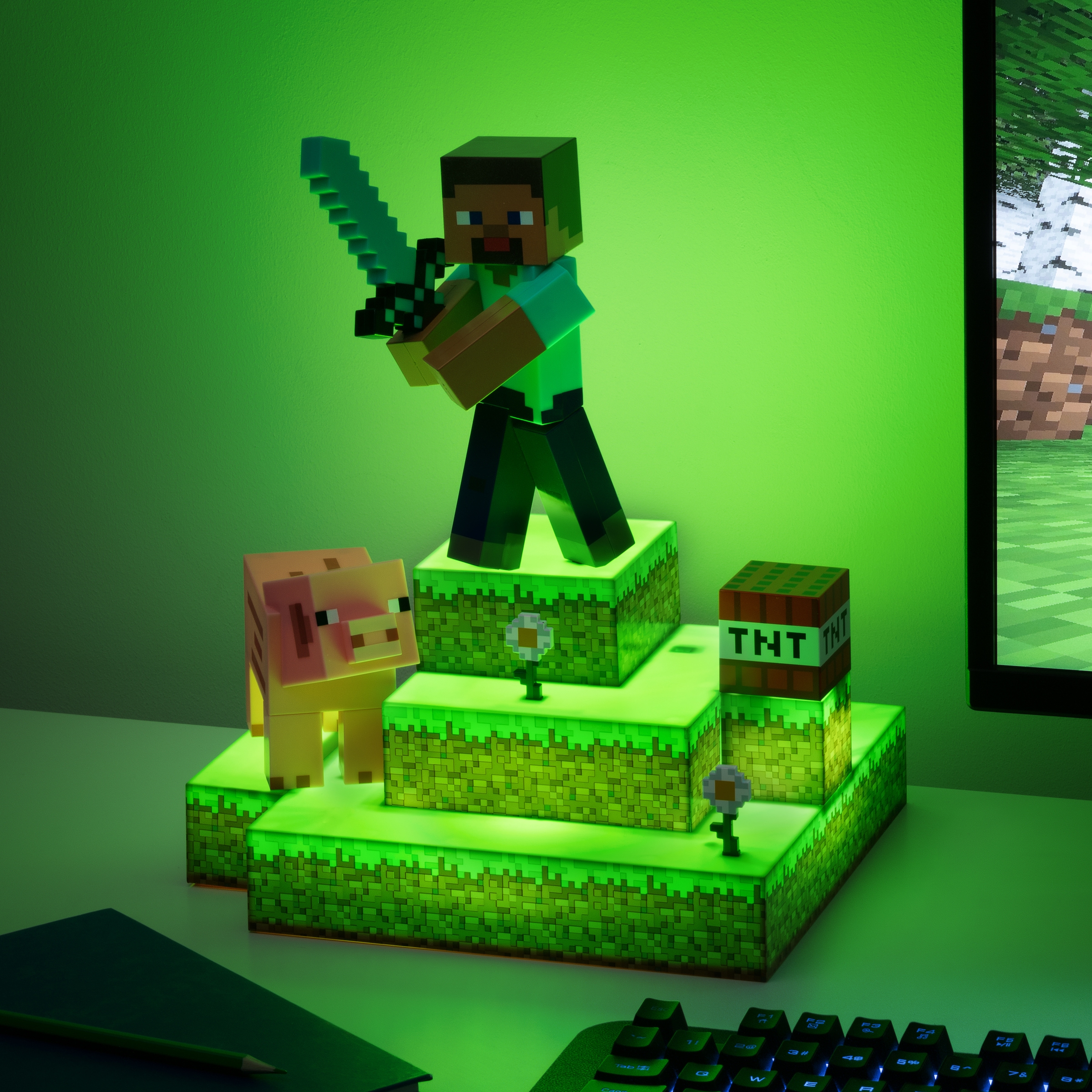 Paladone LED Dekolicht »Minecraft Steve online Diorama Leuchte« bei OTTO