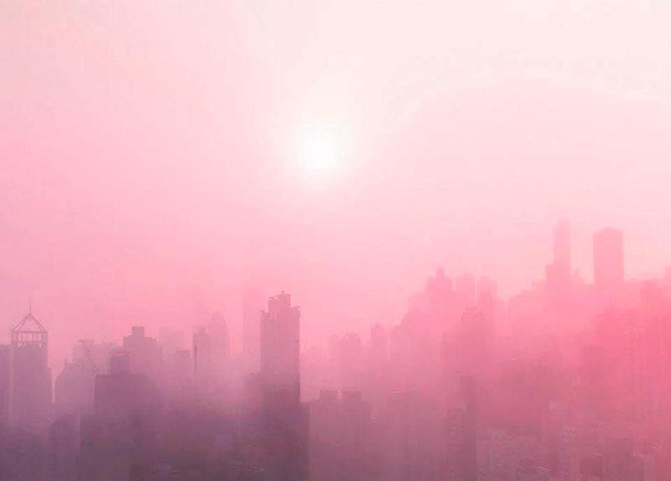 Komar Bild »City Dusk« Städte 1 Stk. tlg. Wandbild zur Dekoration - ohne Rahmen