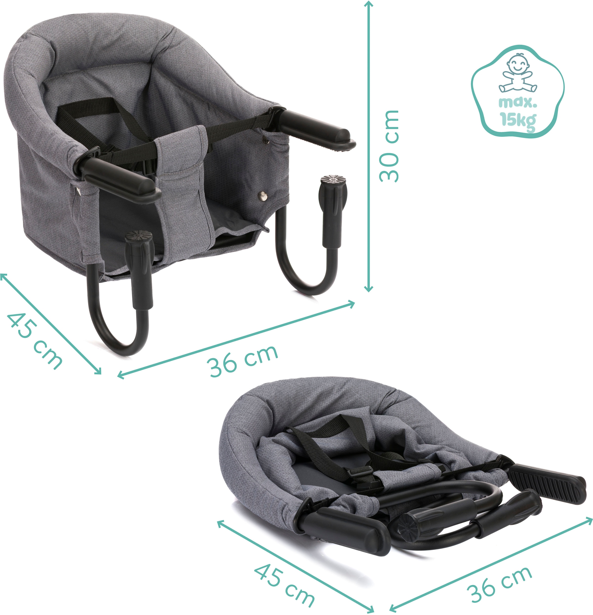 Fillikid Tischsitz »Comfort« praktisch zusammenklappbar