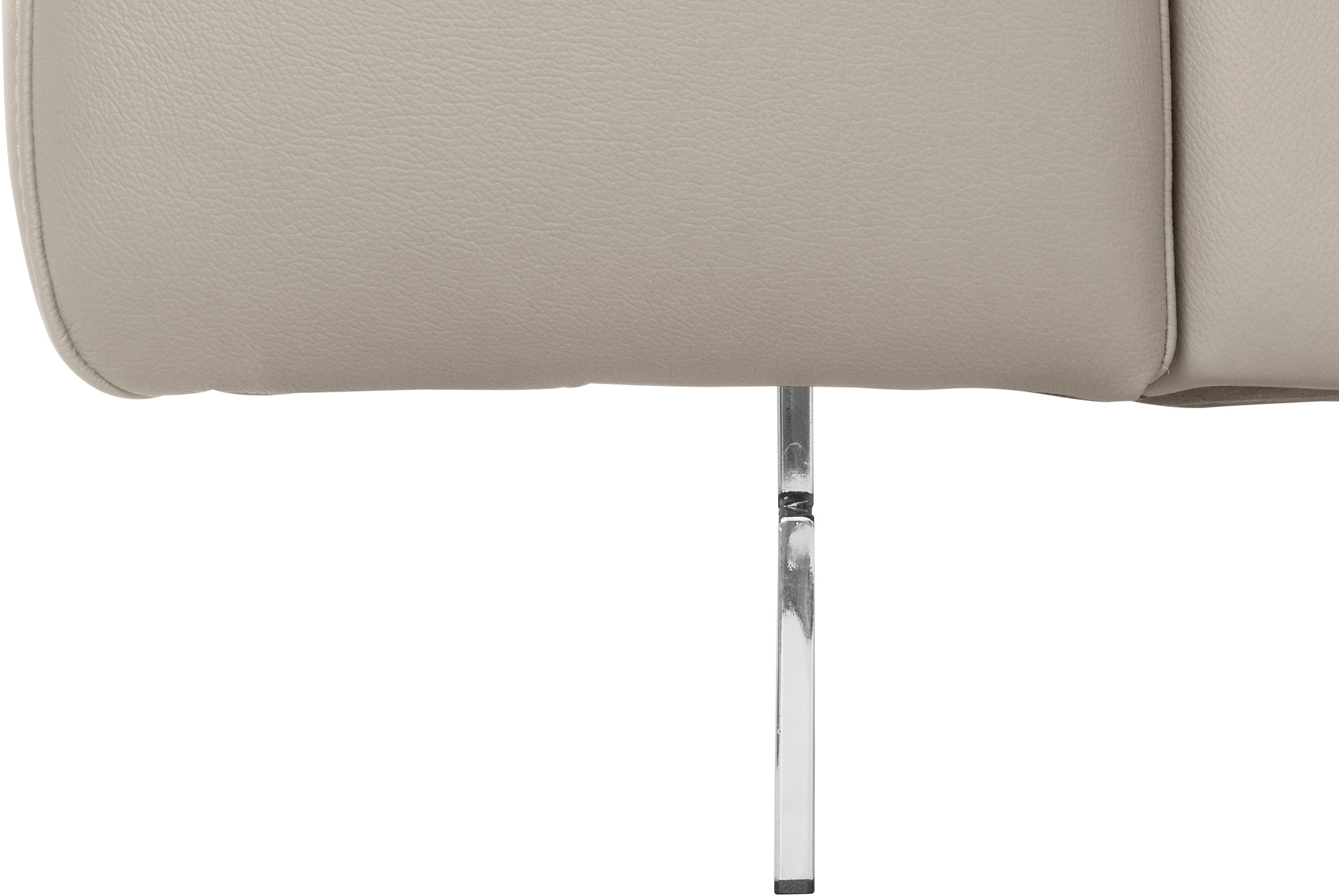 COTTA 3-Sitzer »Chef« Big-Sofa mit Kopfteilverstellung, edle Metallkufen