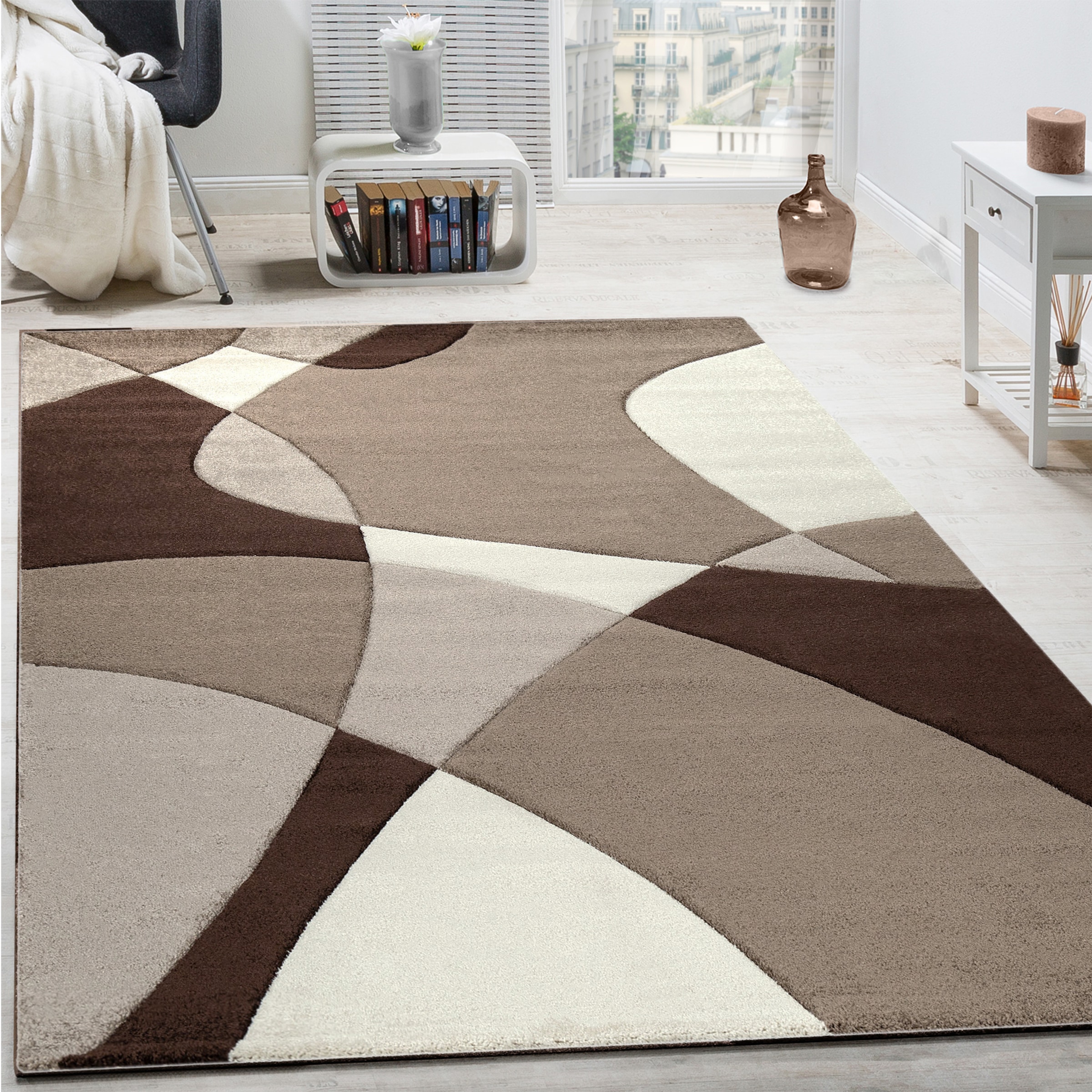 Paco Home Kinderteppich »Diamond 644« rechteckig 18 mm Höhe 3D-Design, Motiv Dschungel Tiere, Kinderzimmer, Kundenliebling