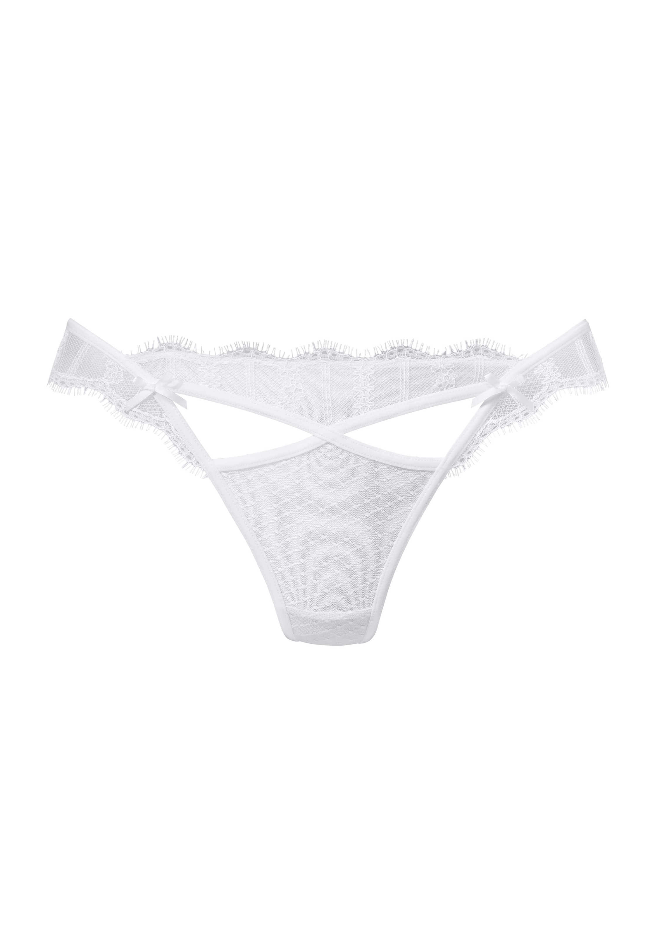 LASCANA String mit sexy Bänderdetail und Cut-Outs, sexy Dessous
