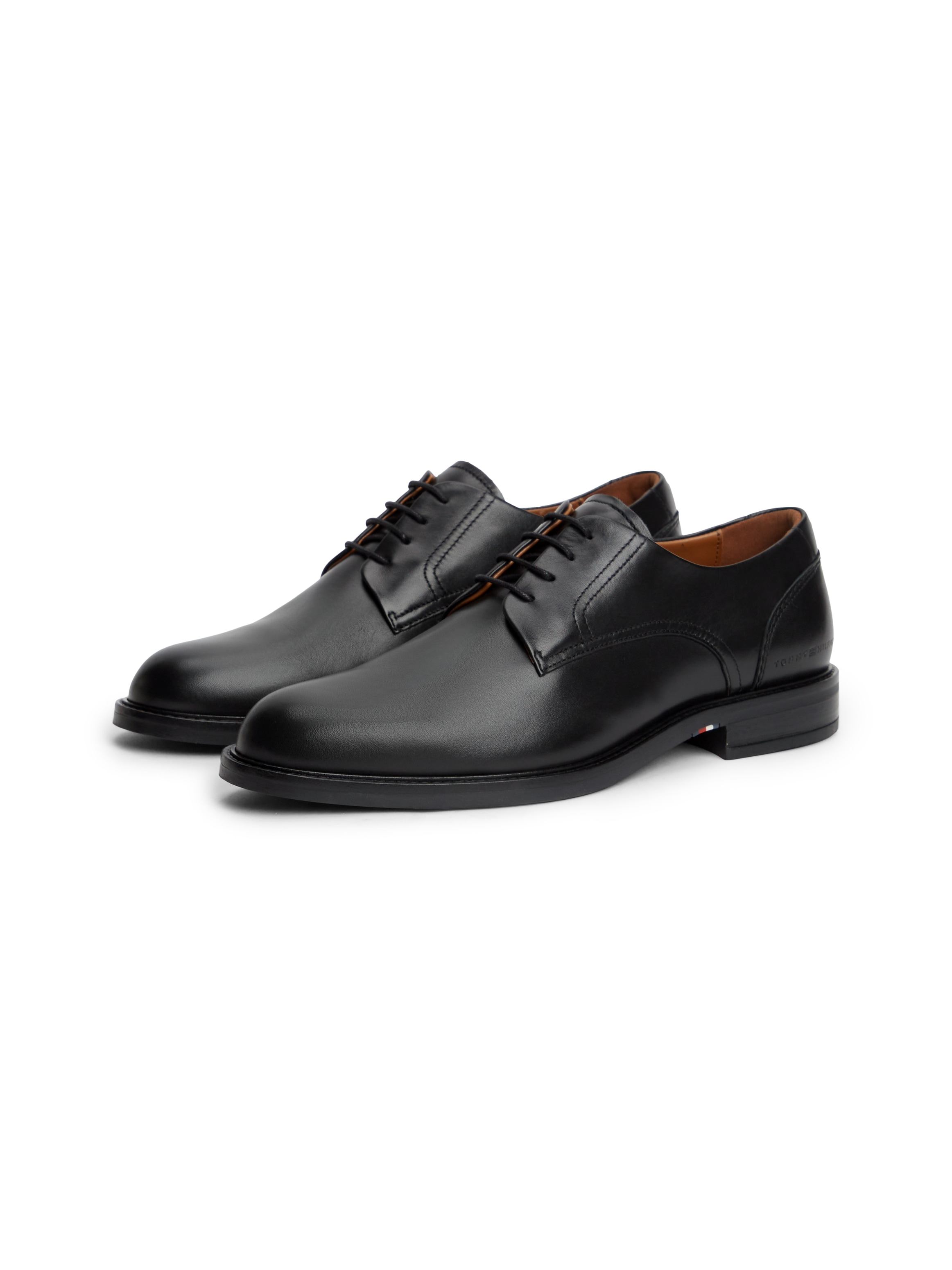 Tommy Hilfiger Schnürschuh »CORPORATE DRESSY LTH SHOE«  Abendschuh, Festtagsschuh mit dezenten Ziernähten