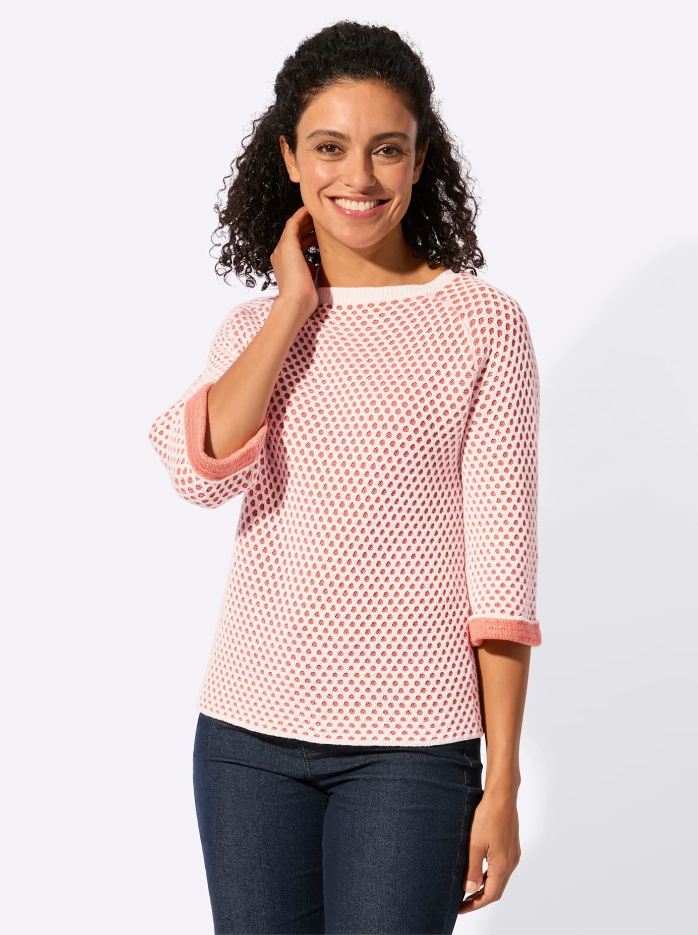 Inspirationen 3/4 Arm-Pullover »Pullover«