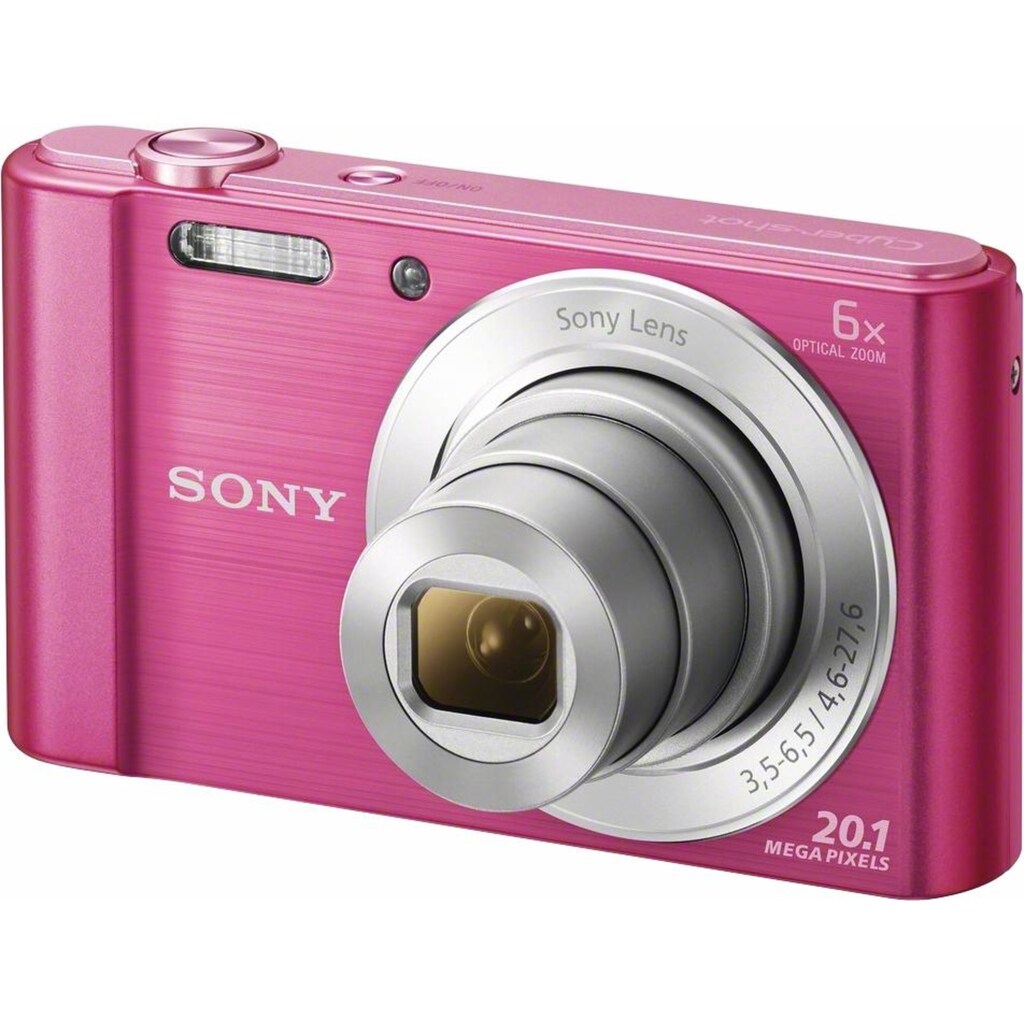 Sony Kompaktkamera »Cyber-shot DSC-W810«, 20,1 MP, 6 fachx opt. Zoom, Gesichtserkennung, Smile-Detection