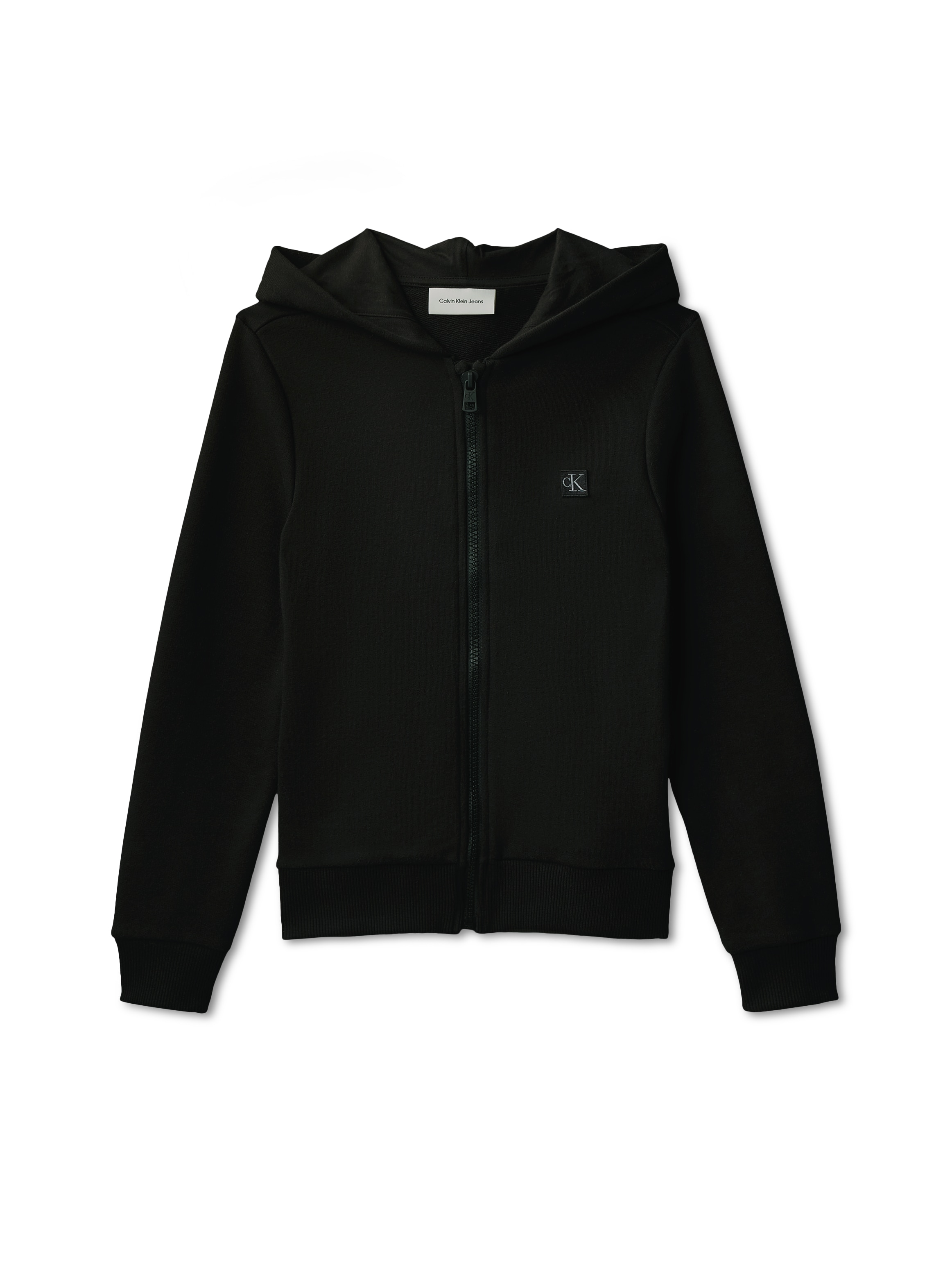 Calvin Klein Jeans Kapuzensweatjacke »MINI BADGE ZIP-THROUGH« mit Logo-Badge