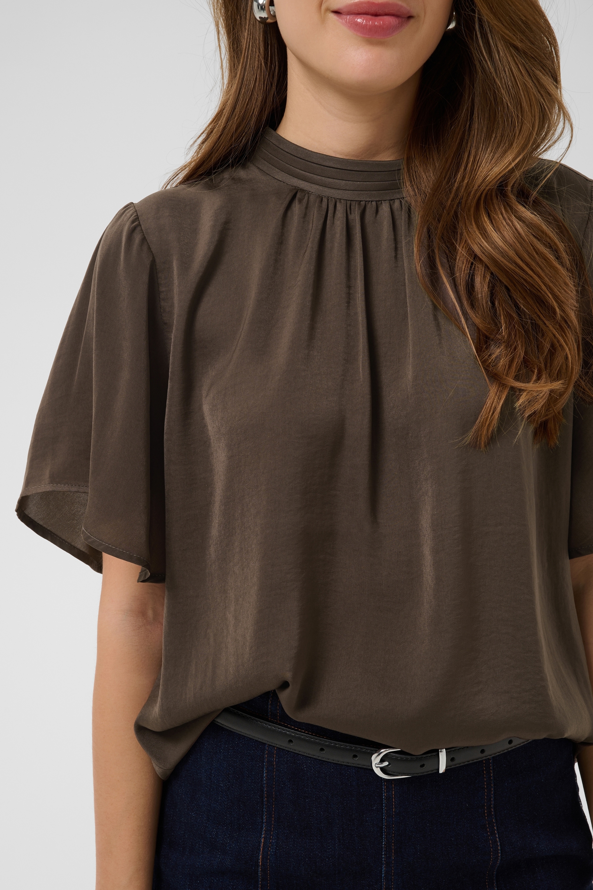 Saint Tropez Kurzarmbluse »Kurzarm-Bluse AileenSZ«