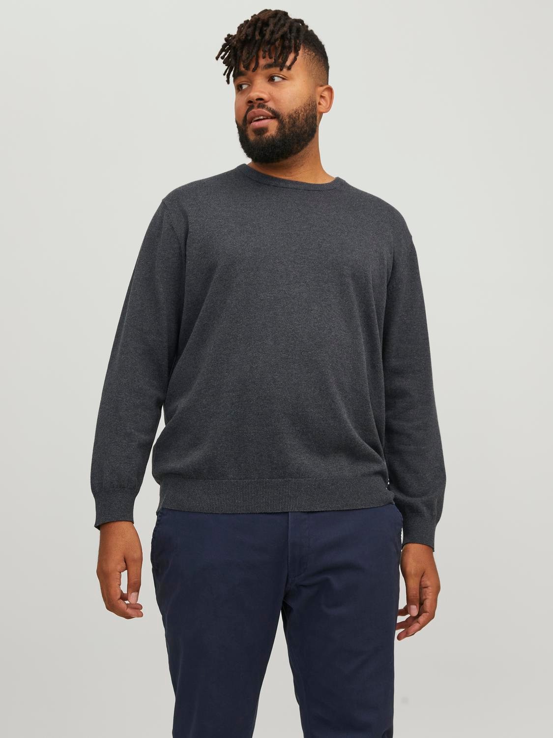 Jack & Jones PlusSize Strickpullover »JJEBASIC KNIT CREW NECK NOOS PLS«