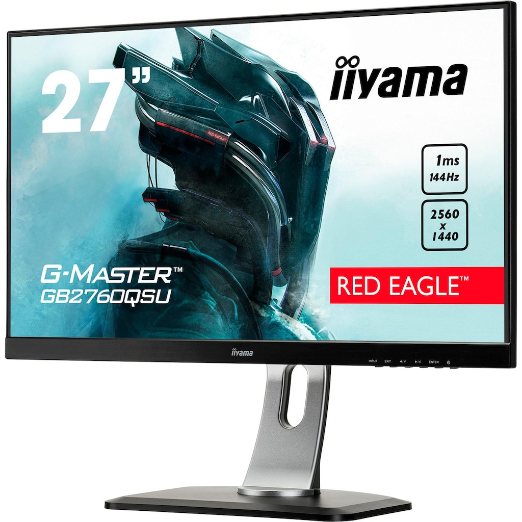 Iiyama Gaming-LED-Monitor »GB2760QSU-B1«, 68,5 cm/27 Zoll, 2560 x 1440 px, WQHD, 1 ms Reaktionszeit, 144 Hz