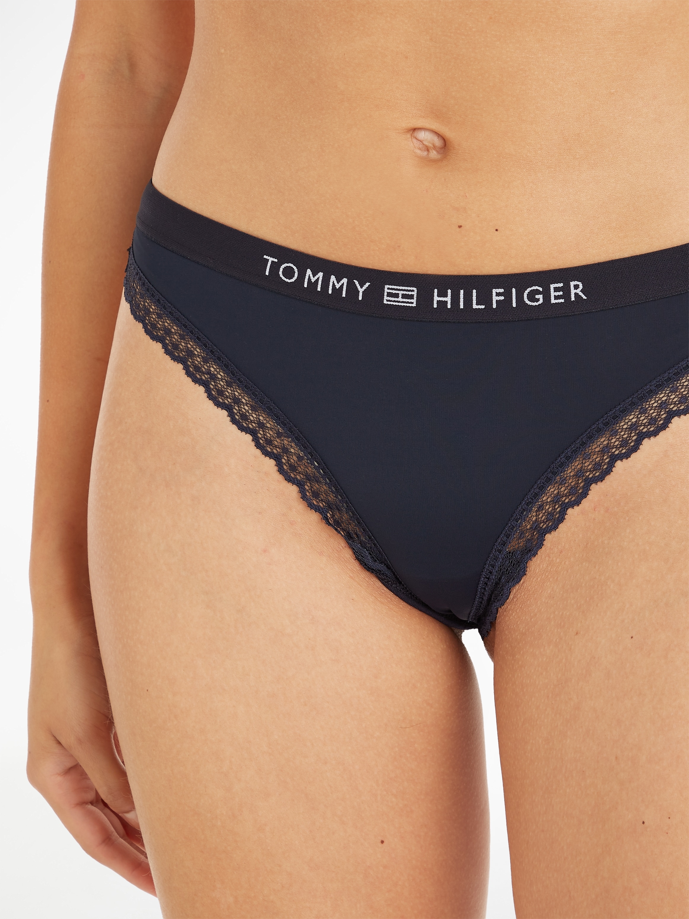 Tommy Hilfiger Underwear T-String Tommy Shop Online mit OTTO Hilfiger im »THONG«, Markenlabel