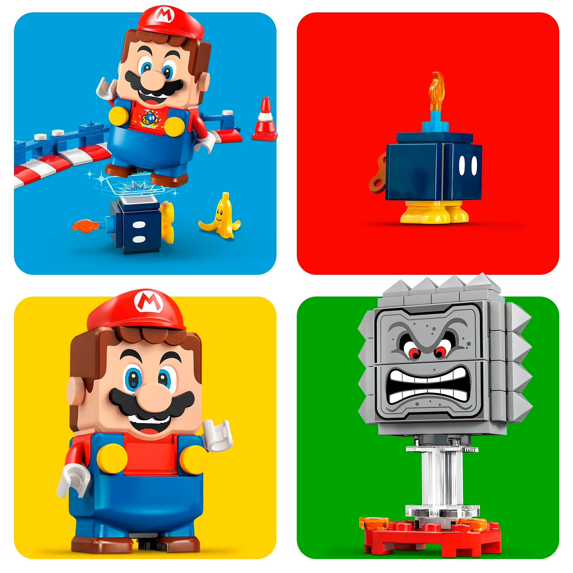 LEGO® Konstruktionsspielsteine »Mario Kart – Interaktiver LEGO Mario & Standard-Kart (72043)«, (278 St.), LEGO Super Mario; Made in Europe