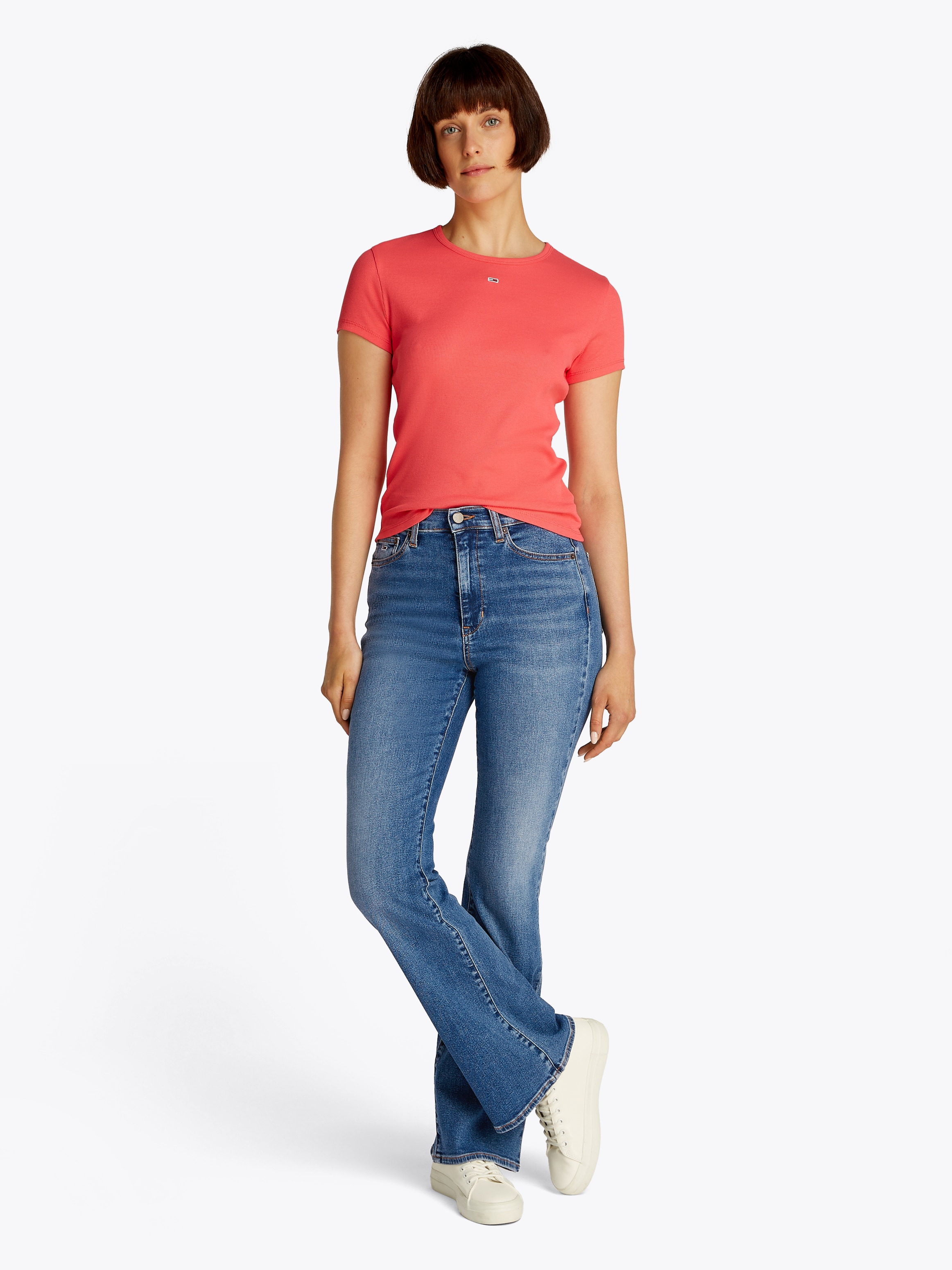 Tommy Jeans Schlagjeans »SYLVIA HGH FLR BI1267«, in blauer Waschung