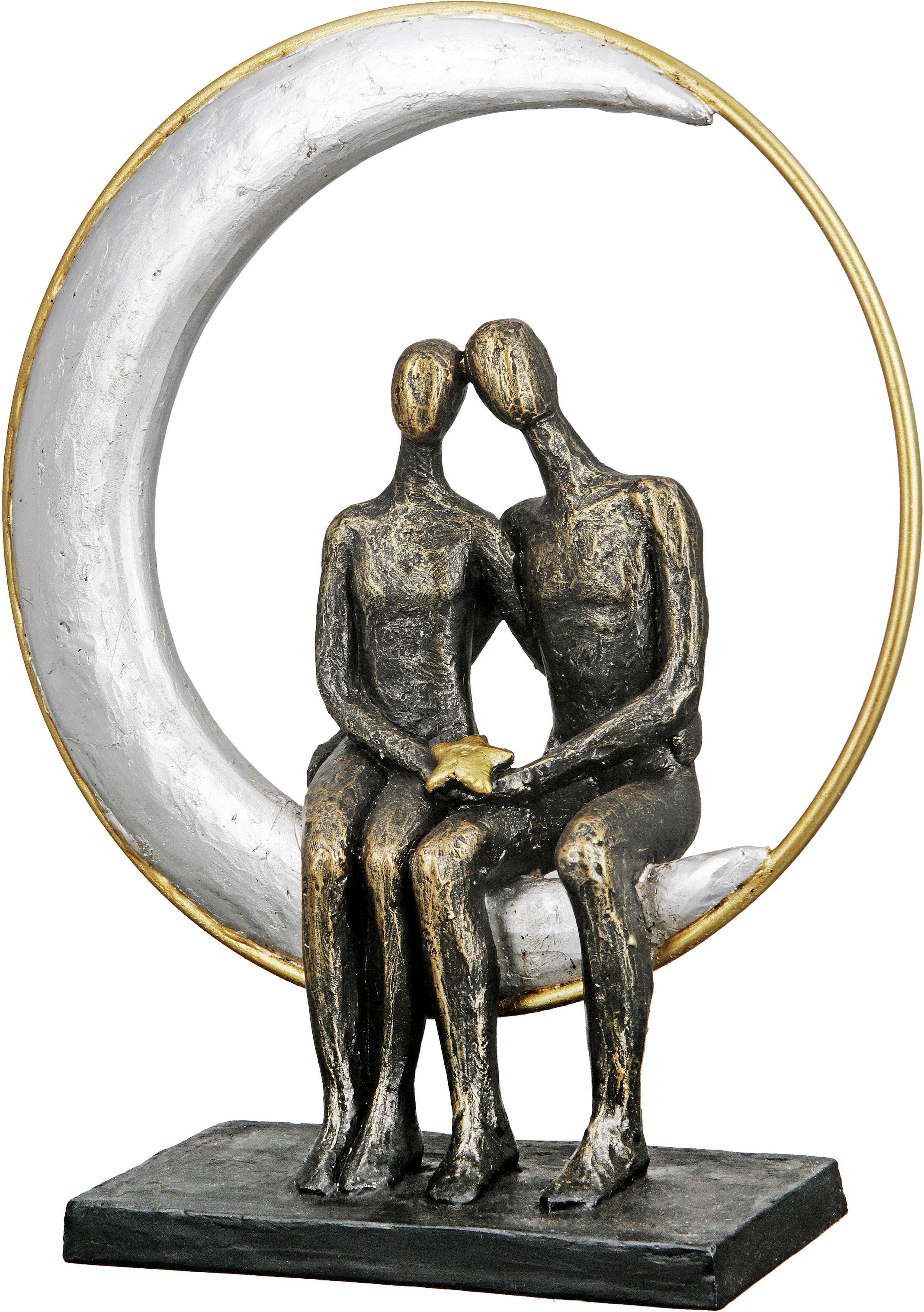 Preisvergleich für Casablanca by Gilde Ladendirekt Moonlight«, in (1 Farbe der Dekofigur St.), | 4063387376096 cm, GTIN: 27x9x29 Braun, BxHxT »Skulptur