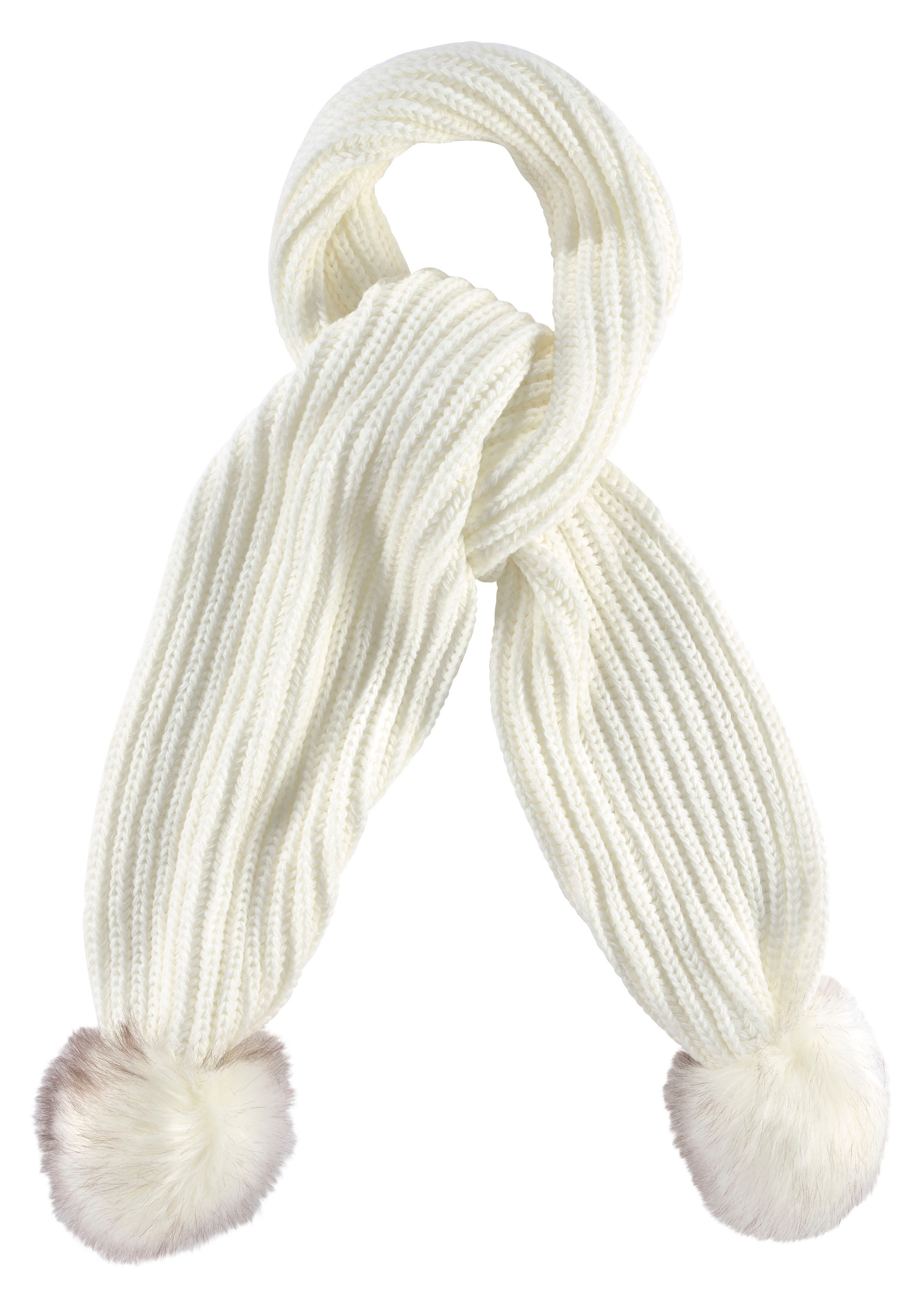 J.Jayz Strickschal, Fake Fur Pompom