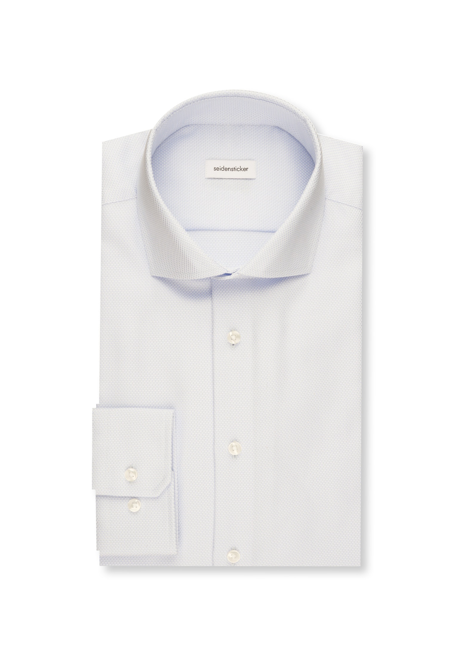 seidensticker Businesshemd »Schwarze Rose« Slim 1/1 Extra lang Kentkragen Struktur