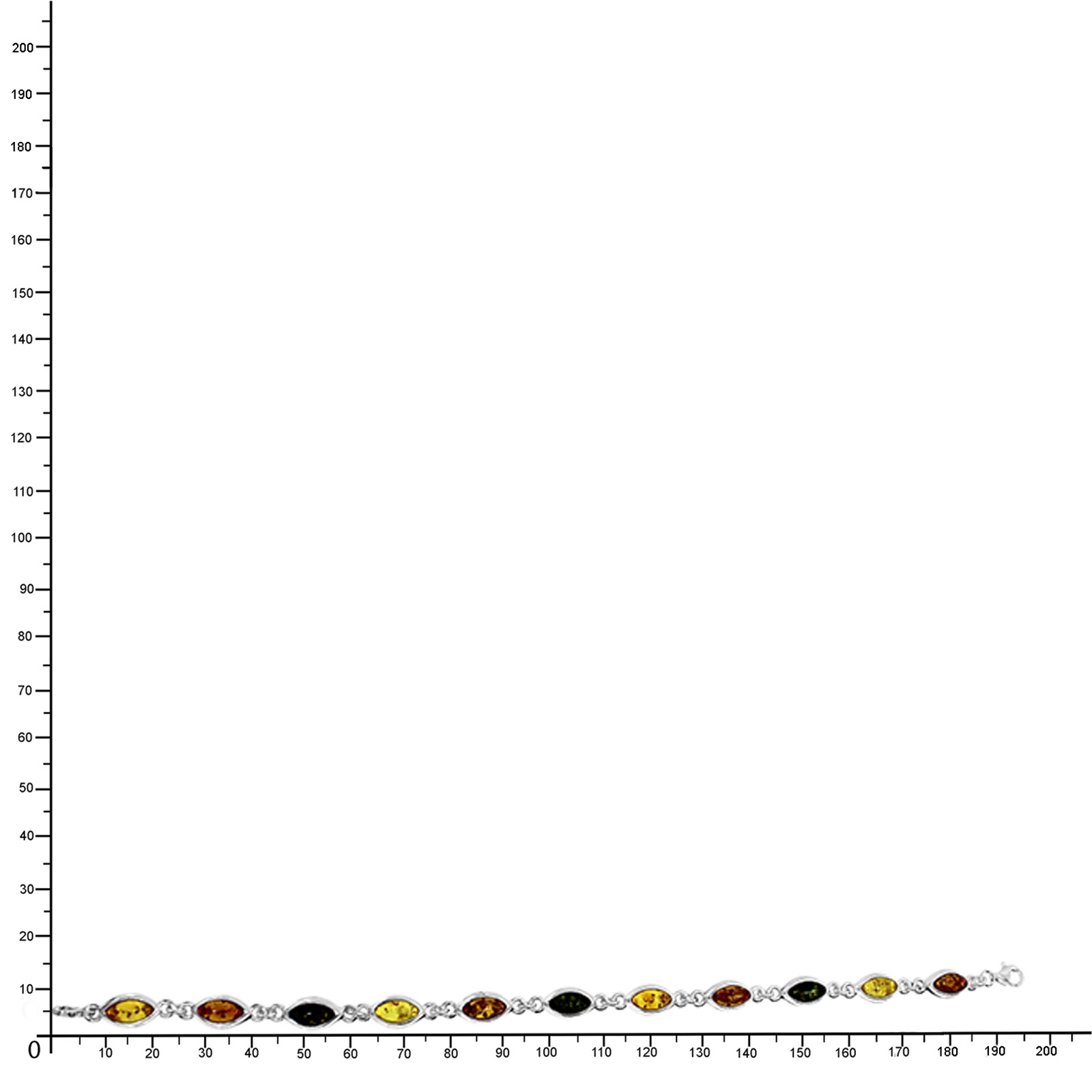 OSTSEE-SCHMUCK Armband »- Alwa - Silber 925/000 - Bernstein«