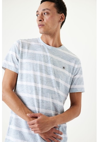 T-Shirt »AOP stripe«, (1 tlg.)