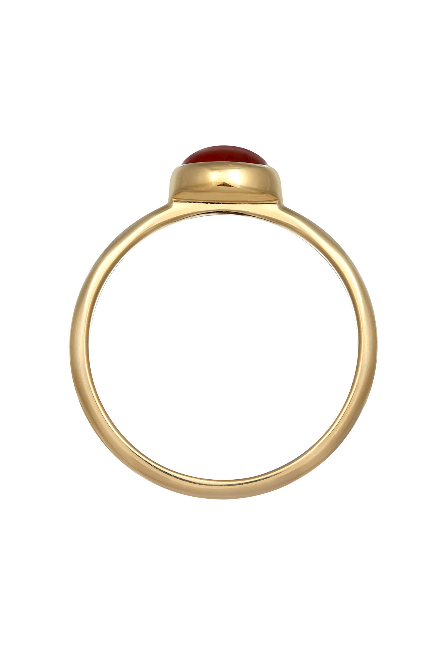 Elli Premium Silberring »Ring Karneol Edelstein Solitär 925 Silber«