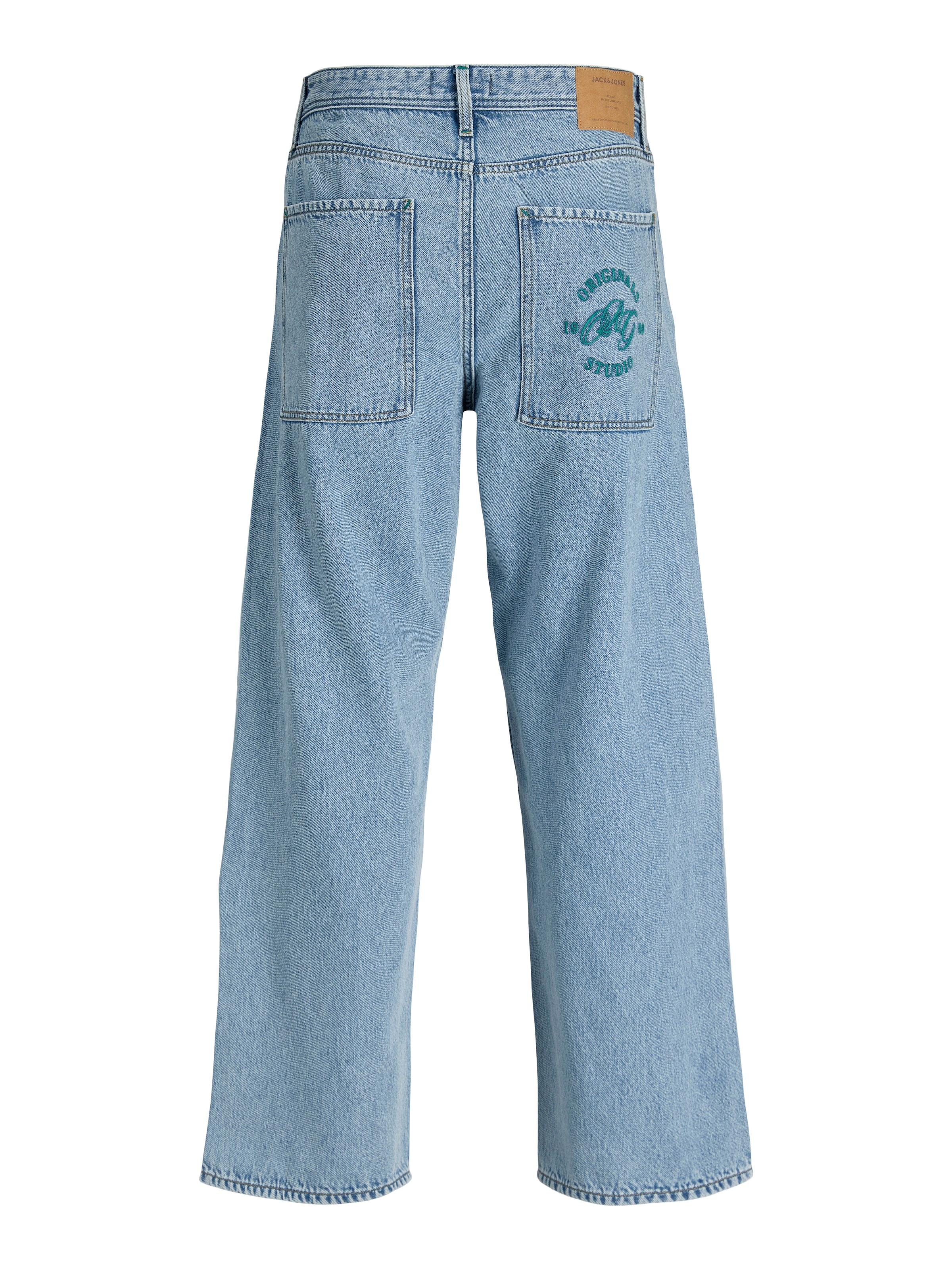 Jack & Jones Weite Jeans »JJIDAVE JJJAX AKM 165 LN« Baumwolle