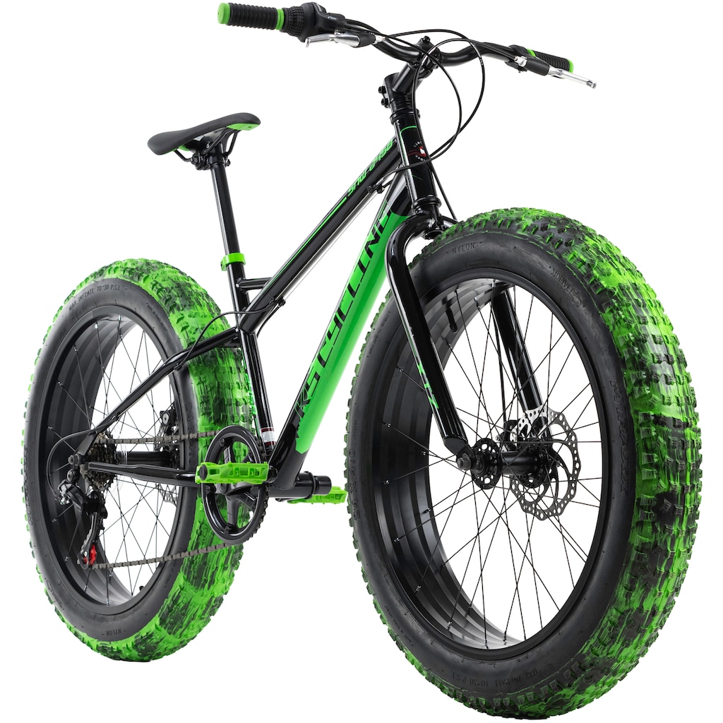 KS Cycling Fatbike »SNW2458«, 6 Gang, Shimano, Tourney Schaltwerk, Kettenschaltung