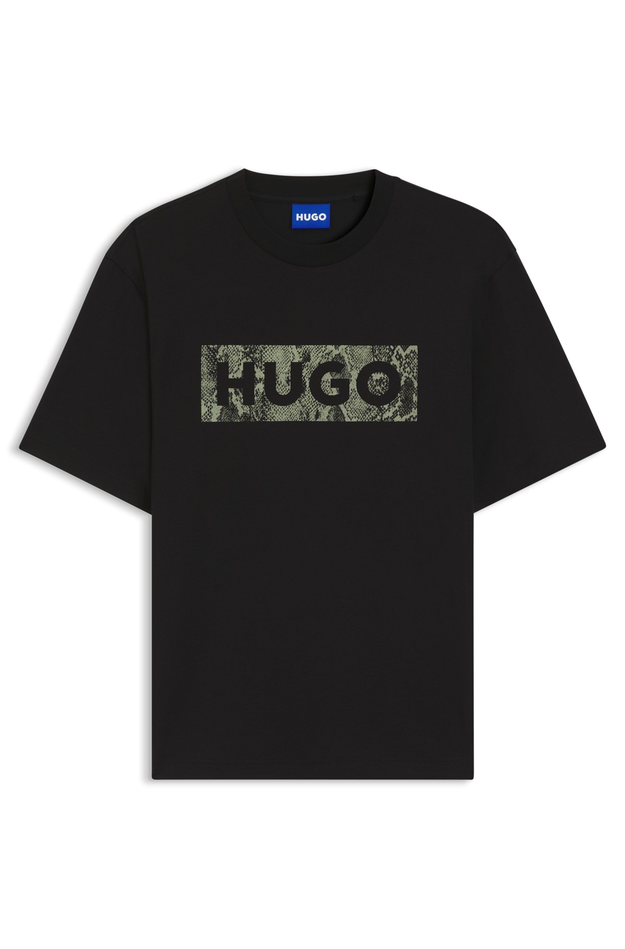 HUGO T-Shirt »Nerpient« Rundhalsausschnitt, Regular Fit, Logo-Druck