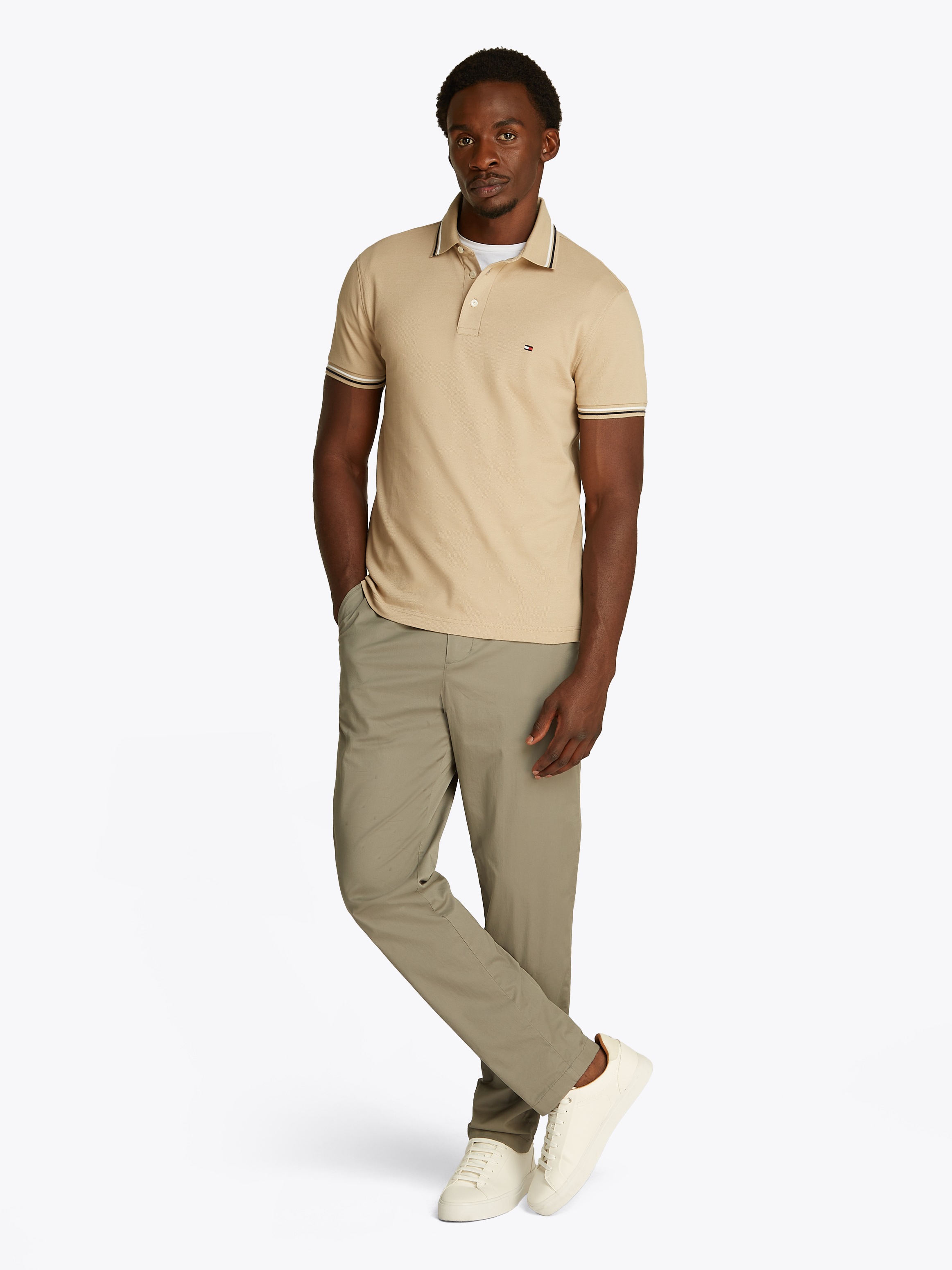 Tommy Hilfiger Poloshirt »TOMMY TIPPED SLIM POLO«