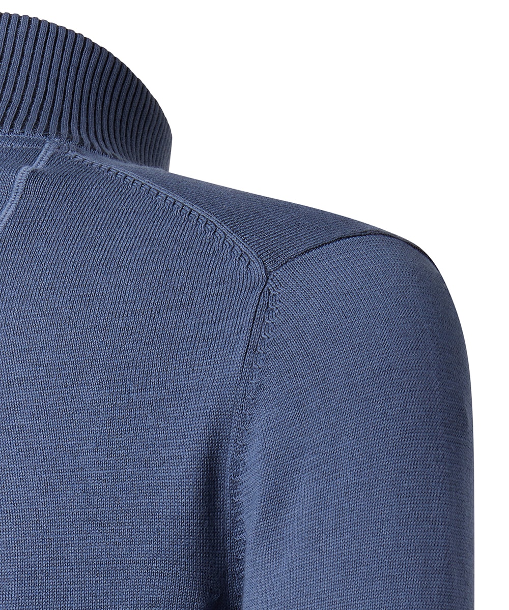 Pierre Cardin Strickpullover, mit Troyer Kragen