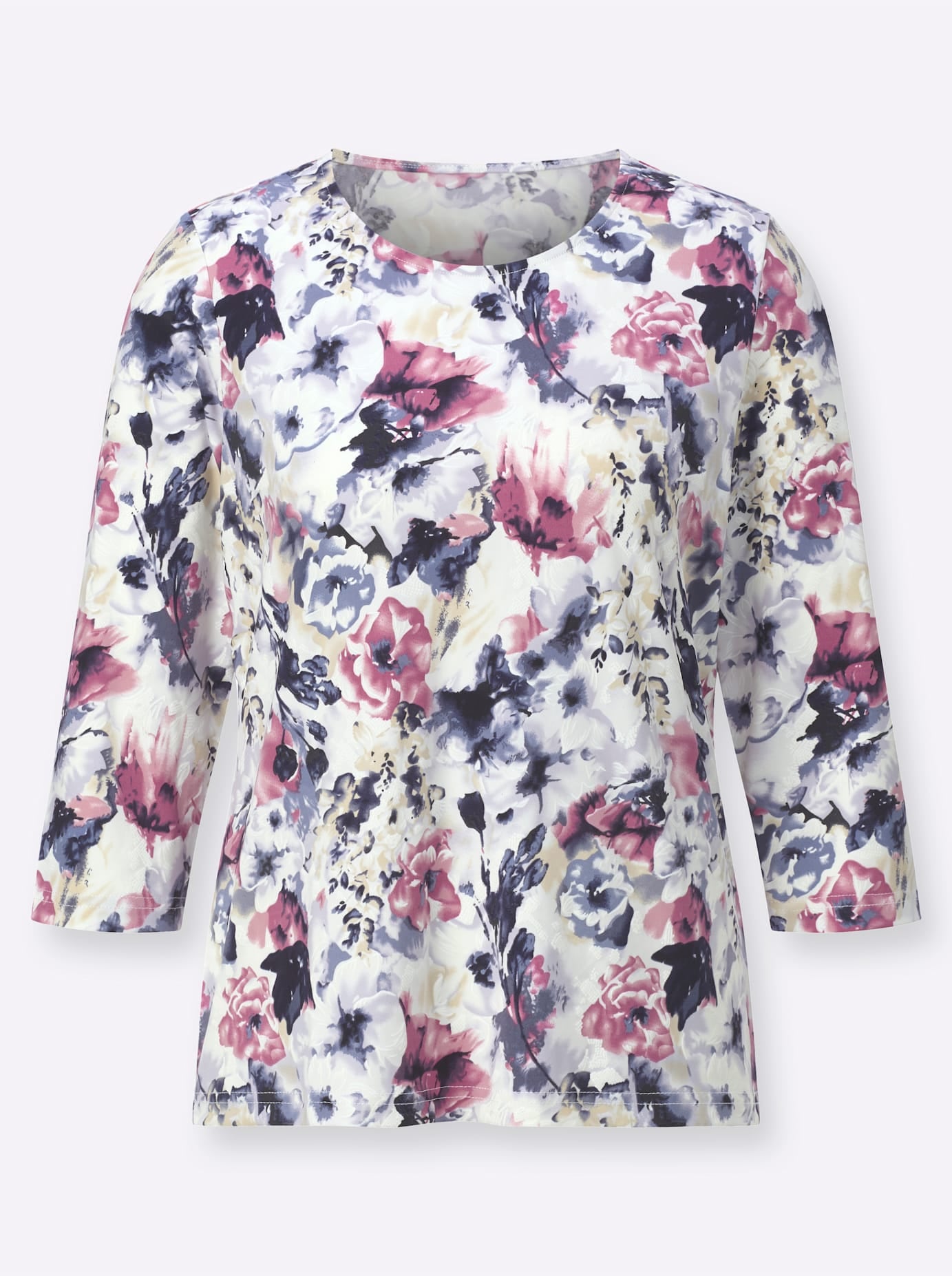 Classic 3/4-Arm-Shirt »Rundhals-Shirt«, (1 tlg.)