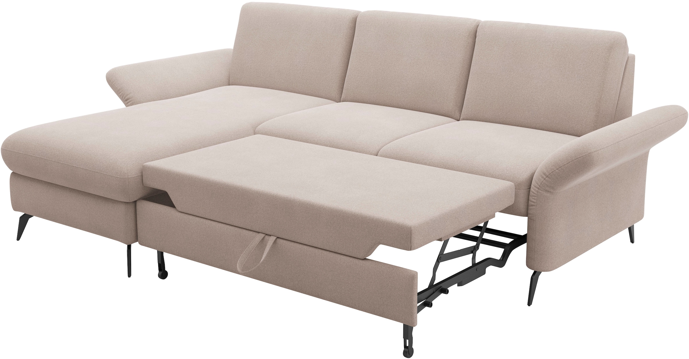 Home affaire Ecksofa »Rochelle«, wahlweise mit Bettfunktion, Bettkasten und Armteilverstellung