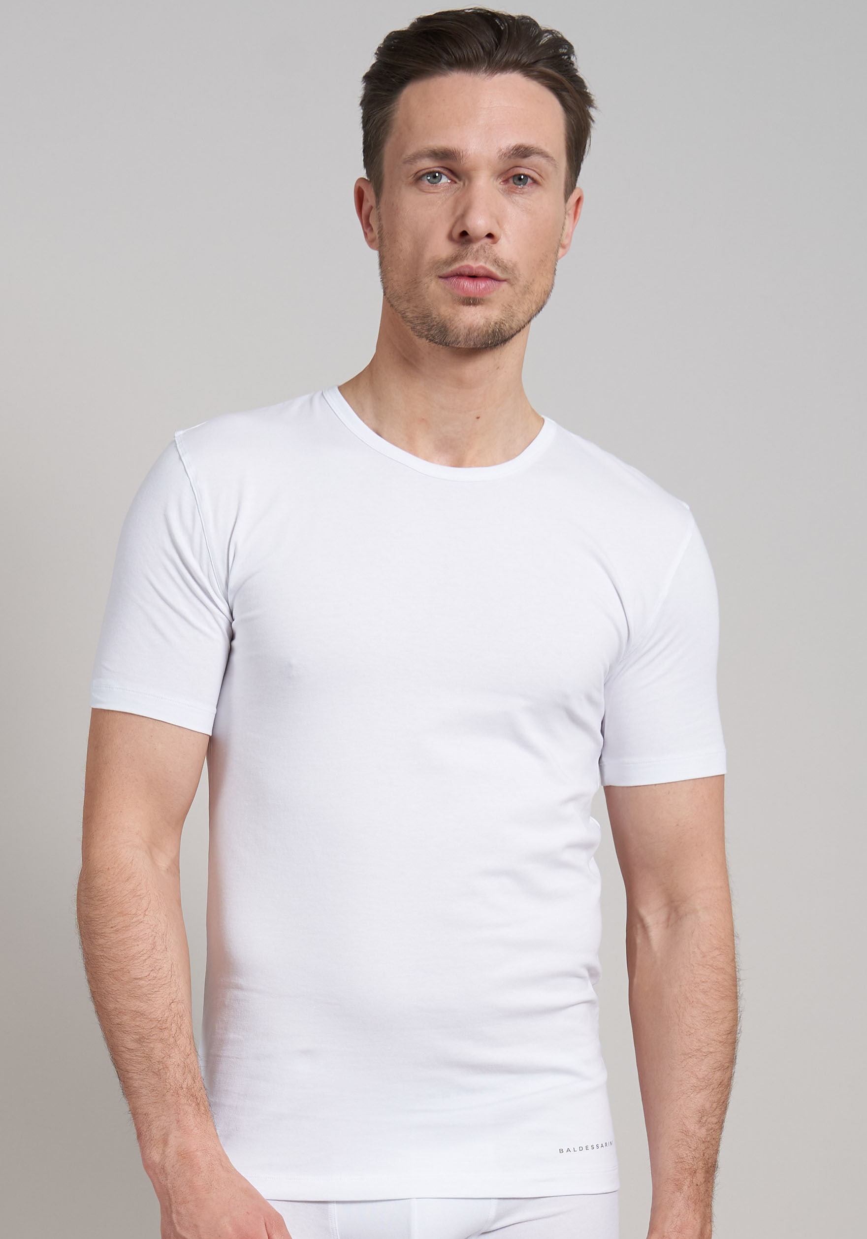 BALDESSARINI T-Shirt »Monaco«, (2 tlg., 2er Pack), Kurzarm, Rundhalsausschnitt