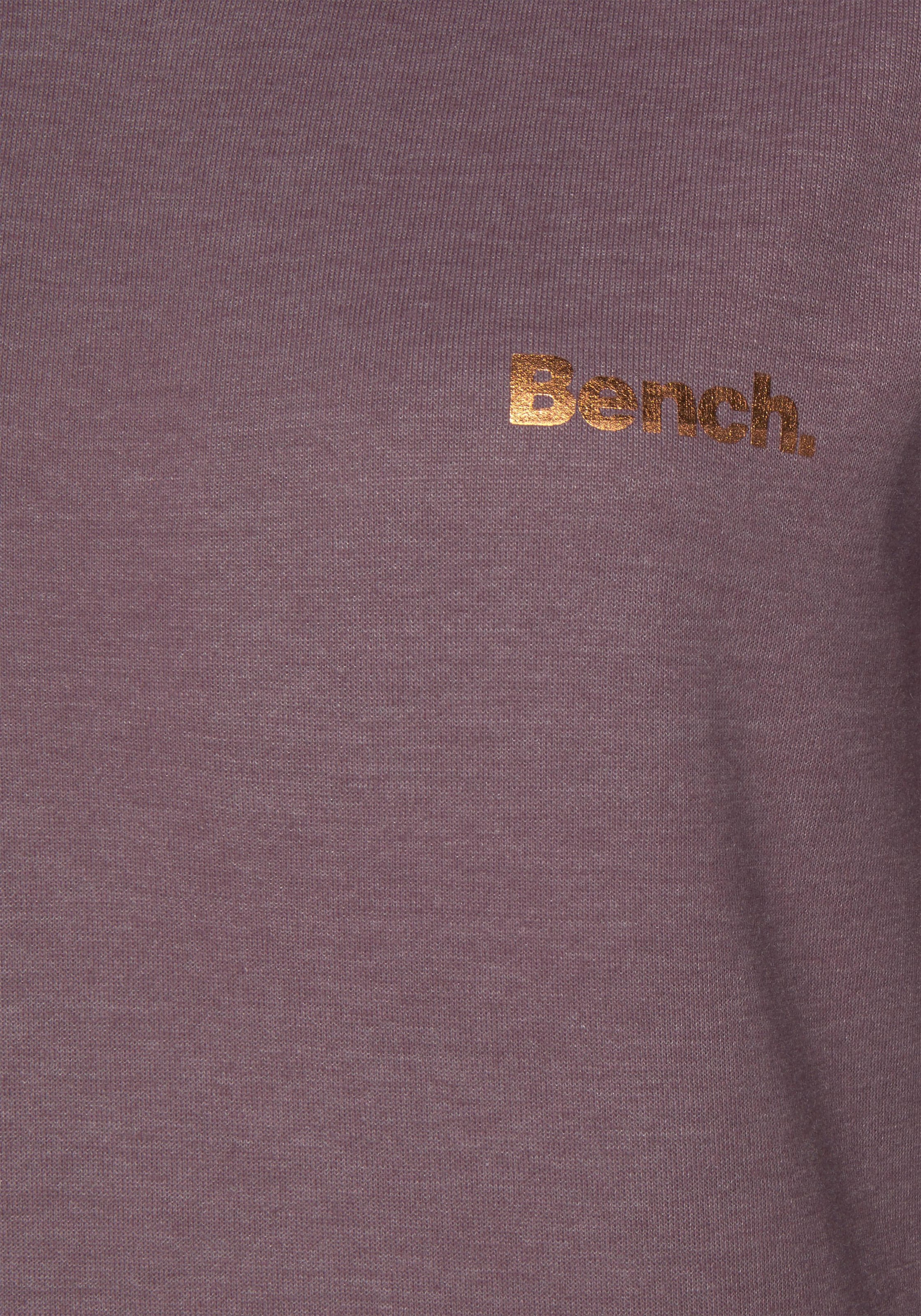 Bench. Loungewear Longsweatshirt »mit Stehkragen in Layeroptik«, und Kängurutasche, Loungewear, Loungeanzug